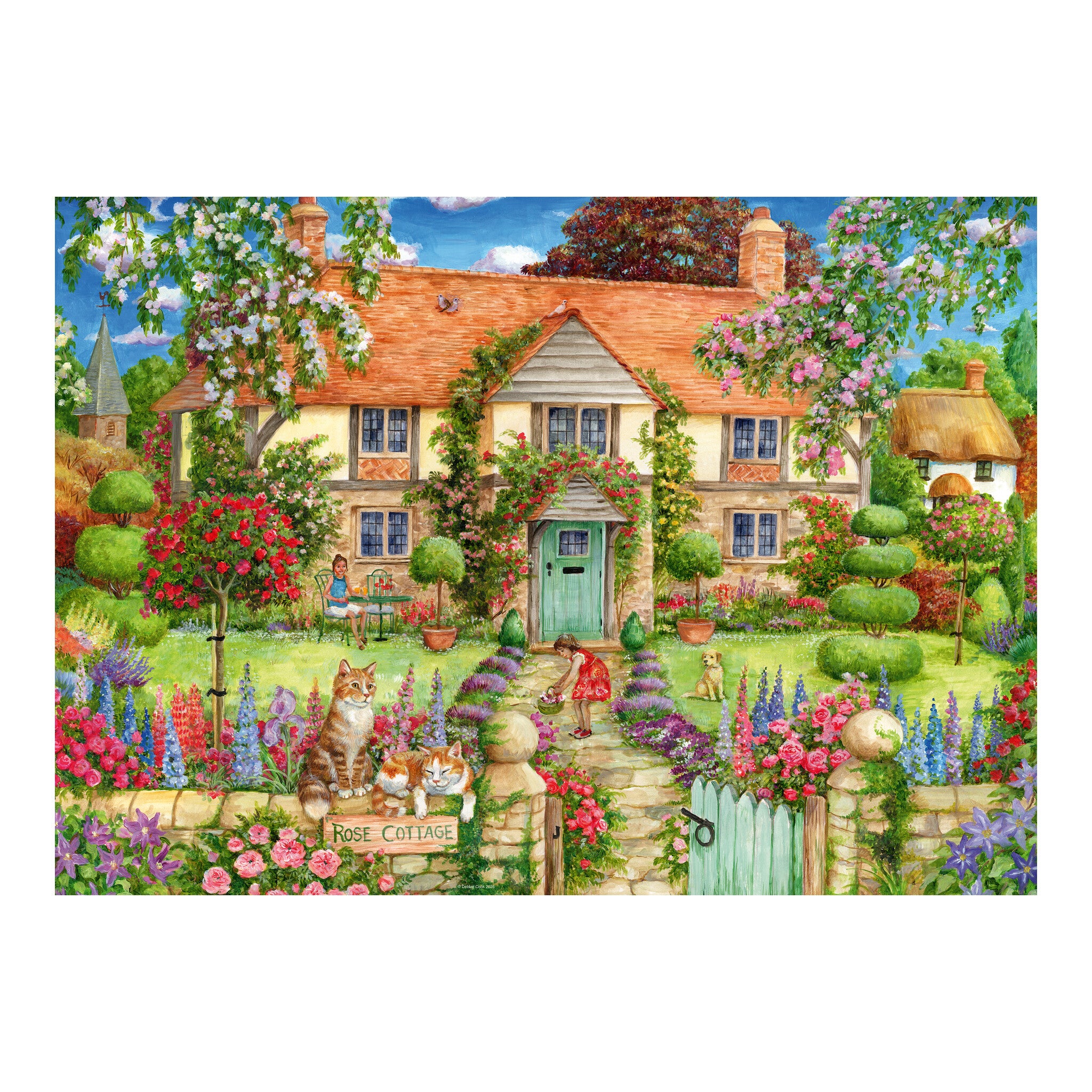 Ravensburger Rose Cottage 1000 Piece Jigsaw Puzzle