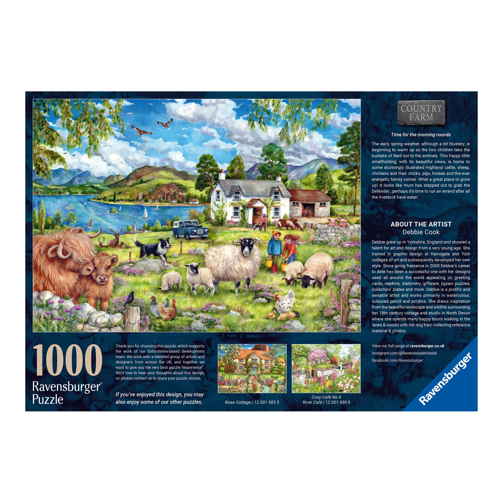 Ravensburger Country Farm 1000 Piece Jigsaw Puzzle