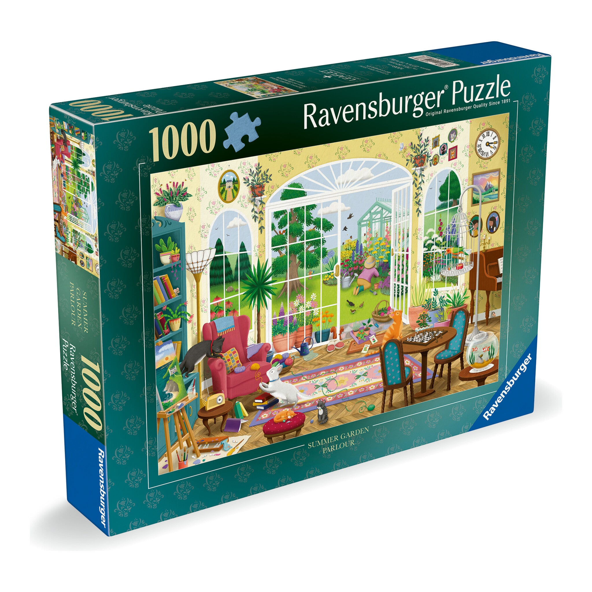 Ravensburger Summer Garden Parlour 1000 Piece Jigsaw Puzzle