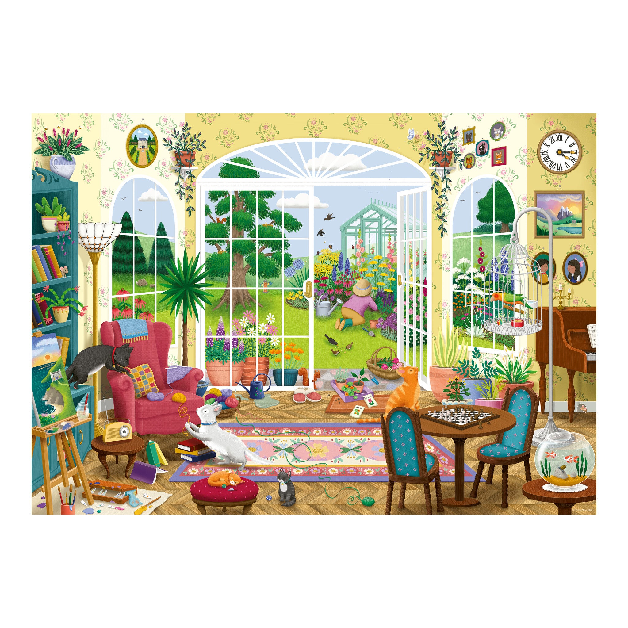 Ravensburger Summer Garden Parlour 1000 Piece Jigsaw Puzzle