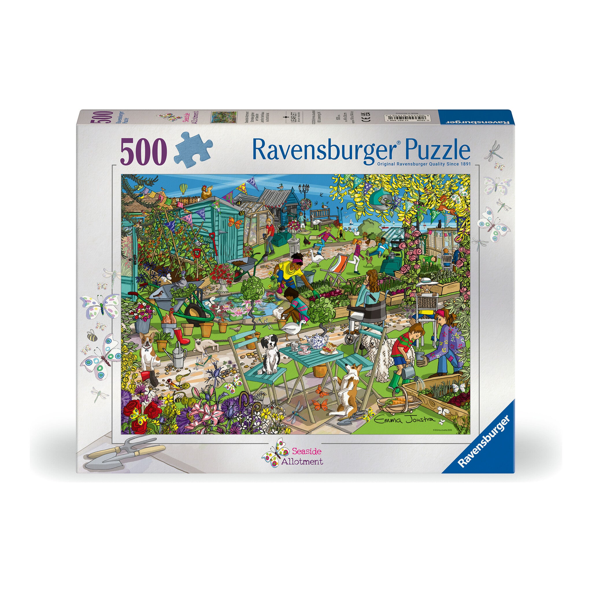 Ravensburger Seaside Allotment 500 Piece Jigsaw Puzzle