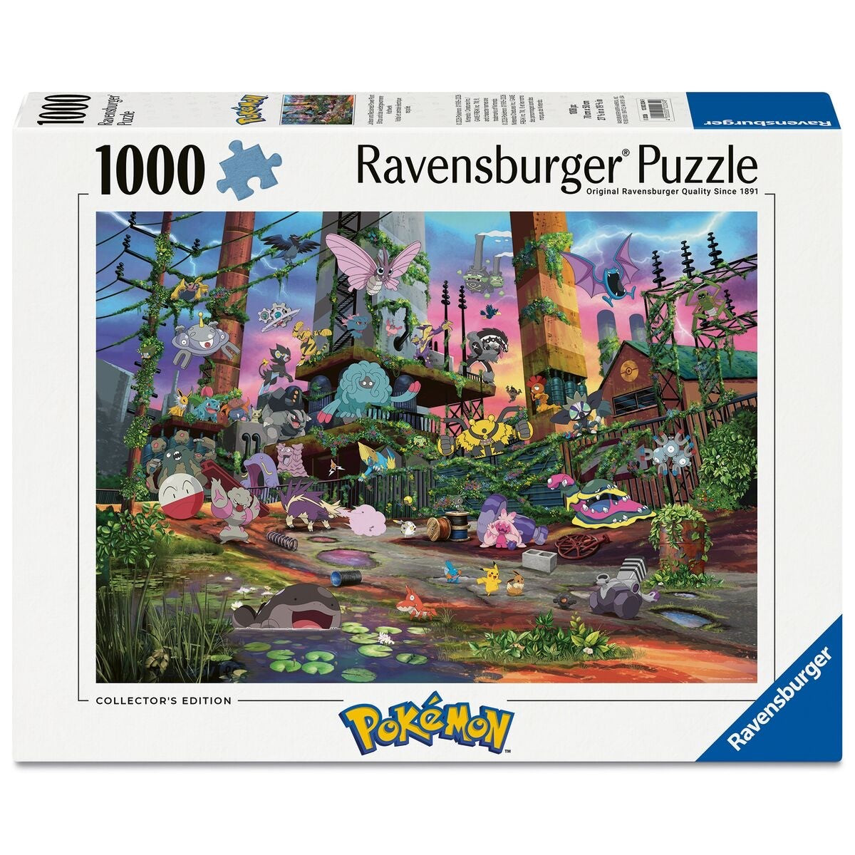 Ravensburger Pokémon Jolteon and Reclaimed Power Plant 1000-Piece Jigsaw Puzzle