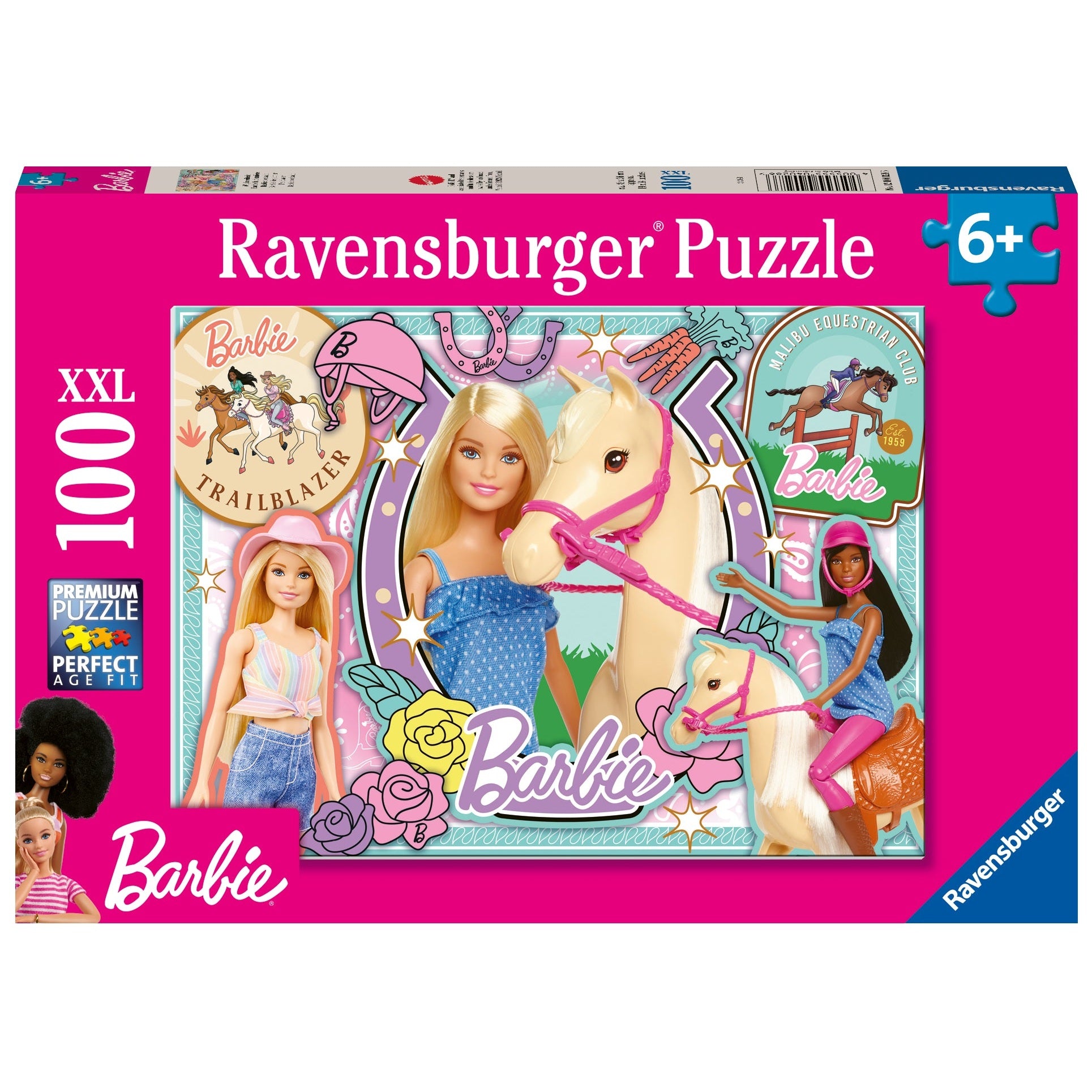 Ravensburger Barbie 100pc XXL Jigsaw Puzzle for Kids