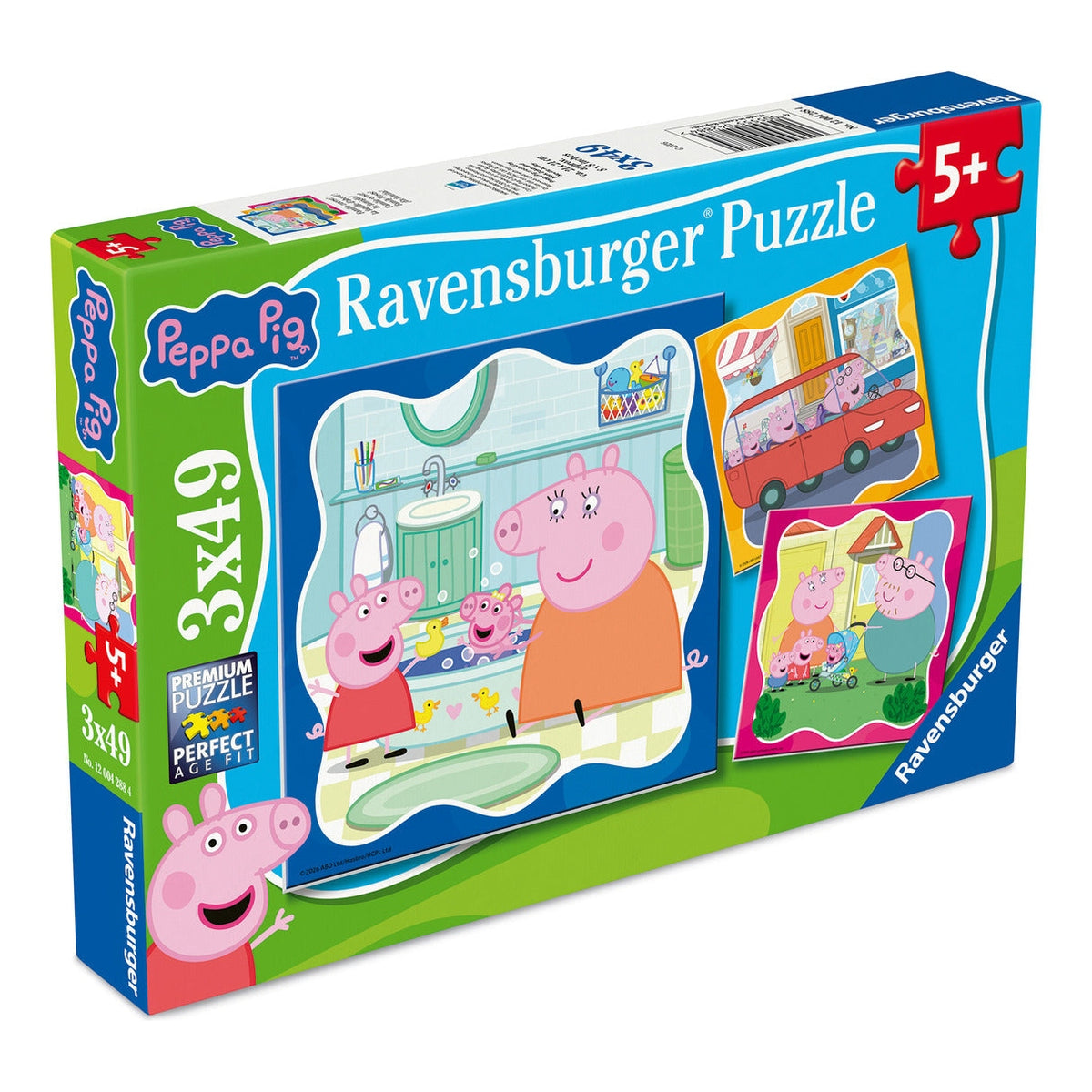 Ravensburger Peppa Pig Family Firsts 3 x 49 Piece Jigsaw Puzzles