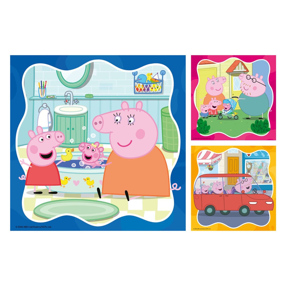 Ravensburger Peppa Pig Family Firsts 3 x 49 Piece Jigsaw Puzzles