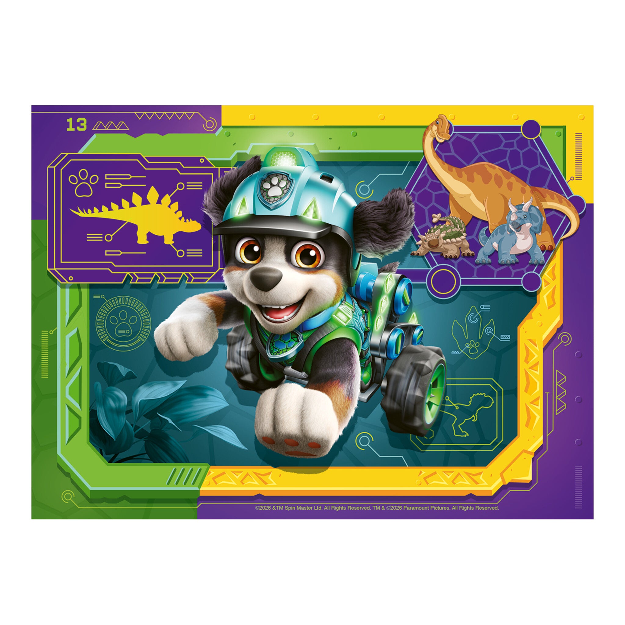 Ravensburger PAW Patrol: The Dino Movie 4-in-a-Box Jigsaw Puzzles