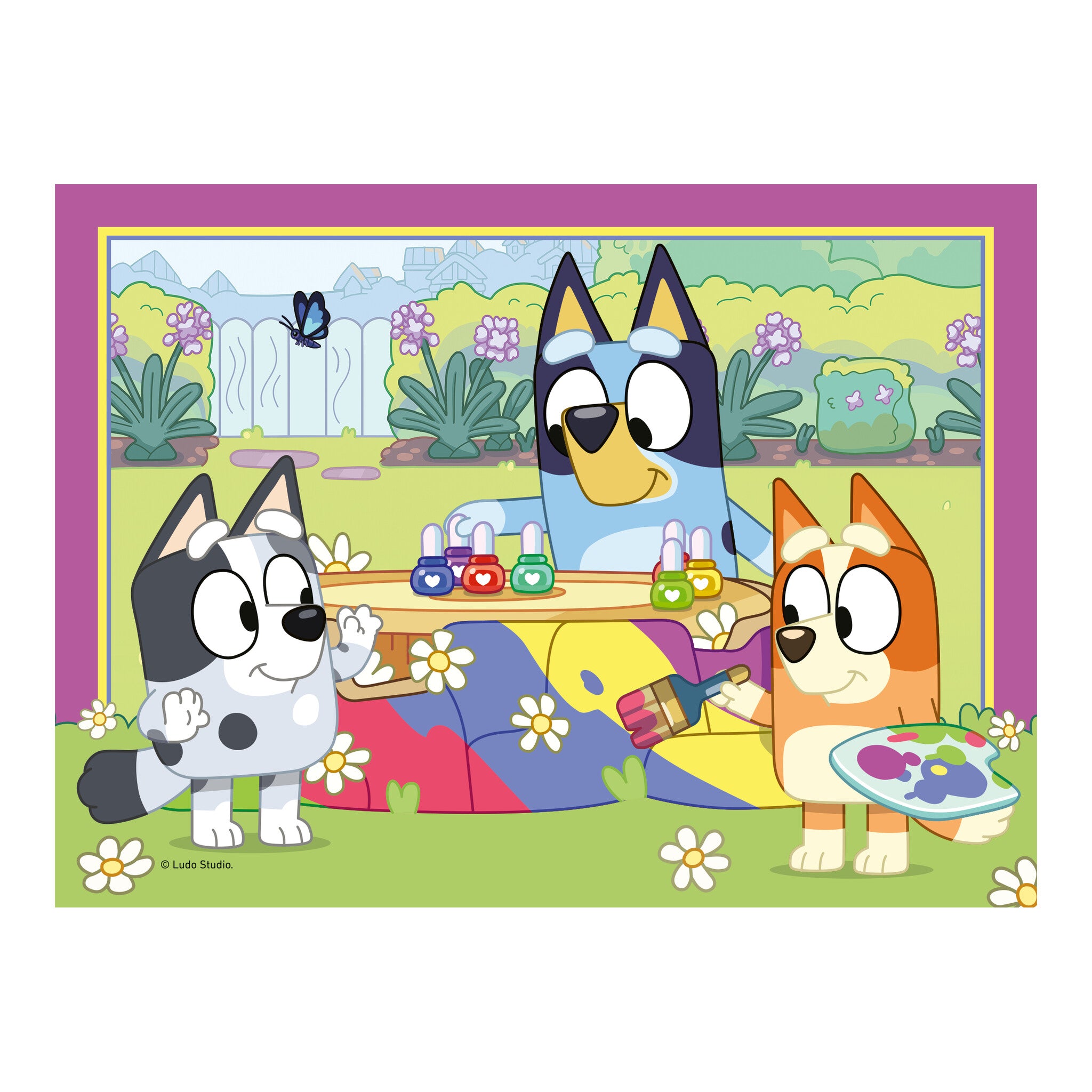 Ravensburger Bluey 4 in a Box Jigsaw Puzzles – 12, 16, 20 & 24 Pieces