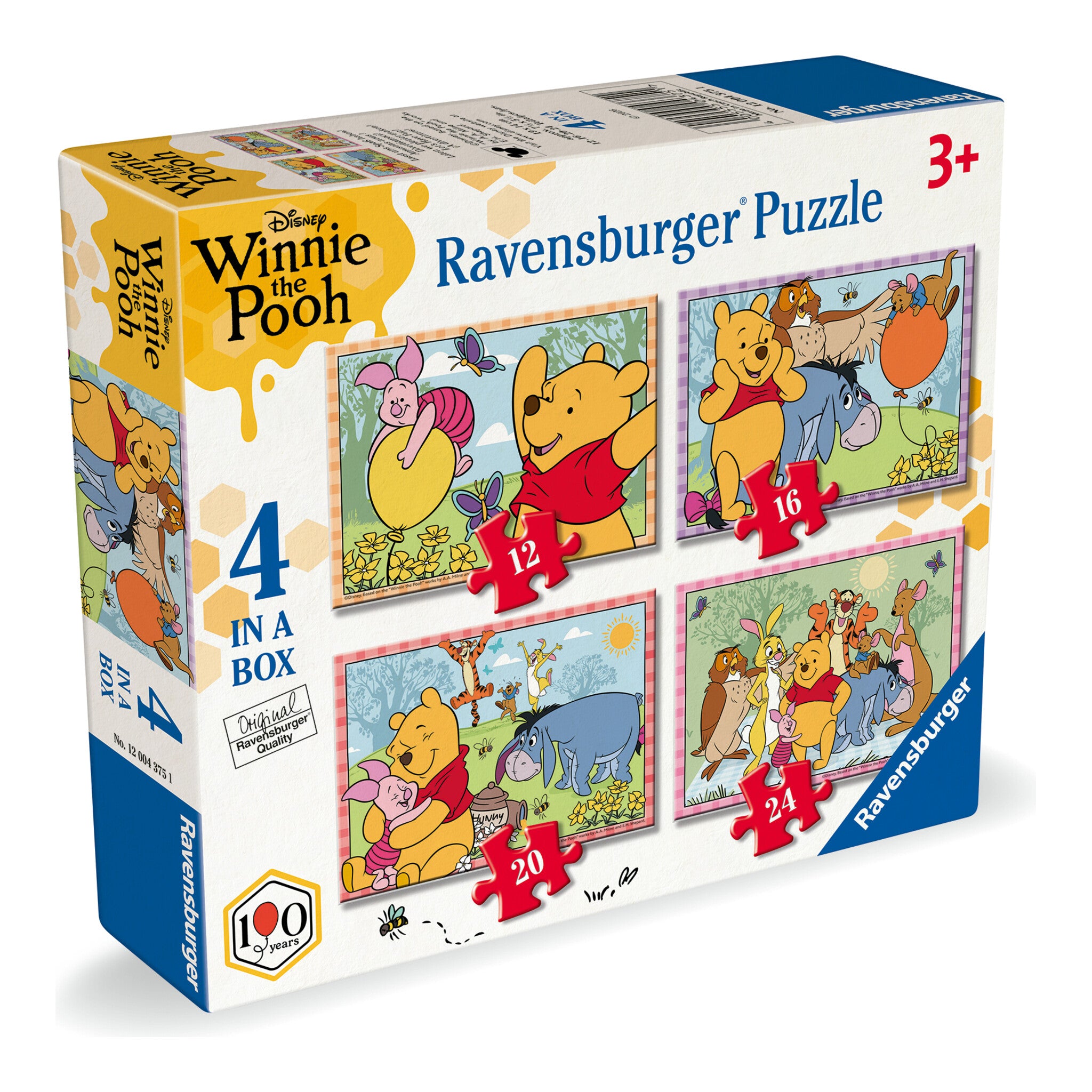 Ravensburger Disney Winnie the Pooh 4-in-a-Box Jigsaw Puzzles