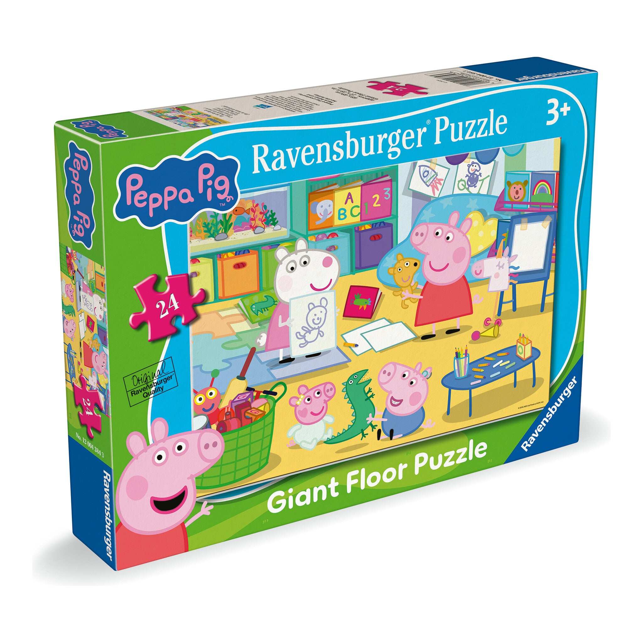 Ravensburger Peppa Pig It’s Playtime Giant Floor Puzzle 24 Pieces