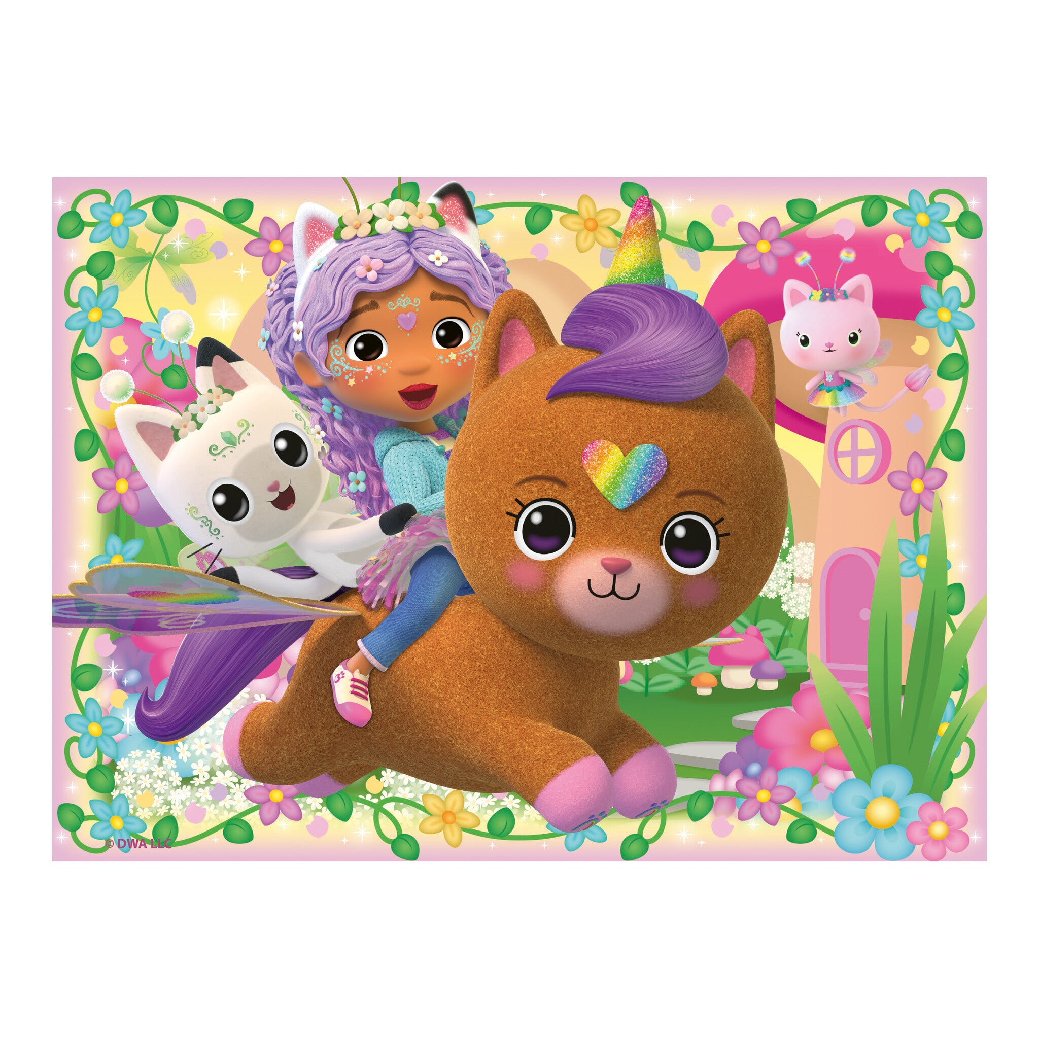 Ravensburger Gabby's Dollhouse Fairylandia 4 in a Box Jigsaw Puzzles