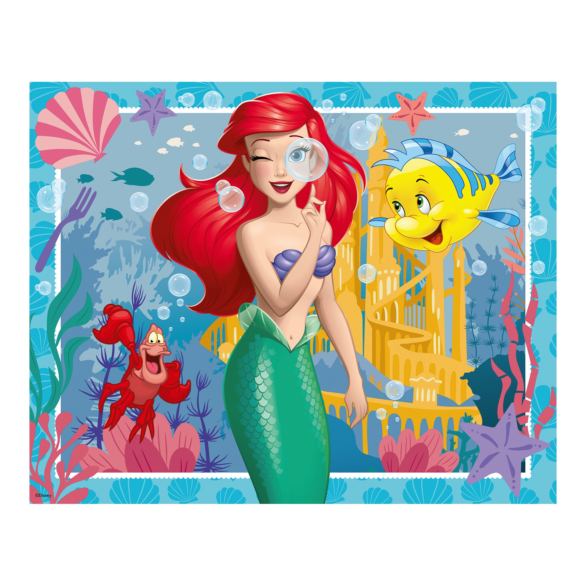 Disney Giftables Ariel Collectible Figure with Mystery Gifts