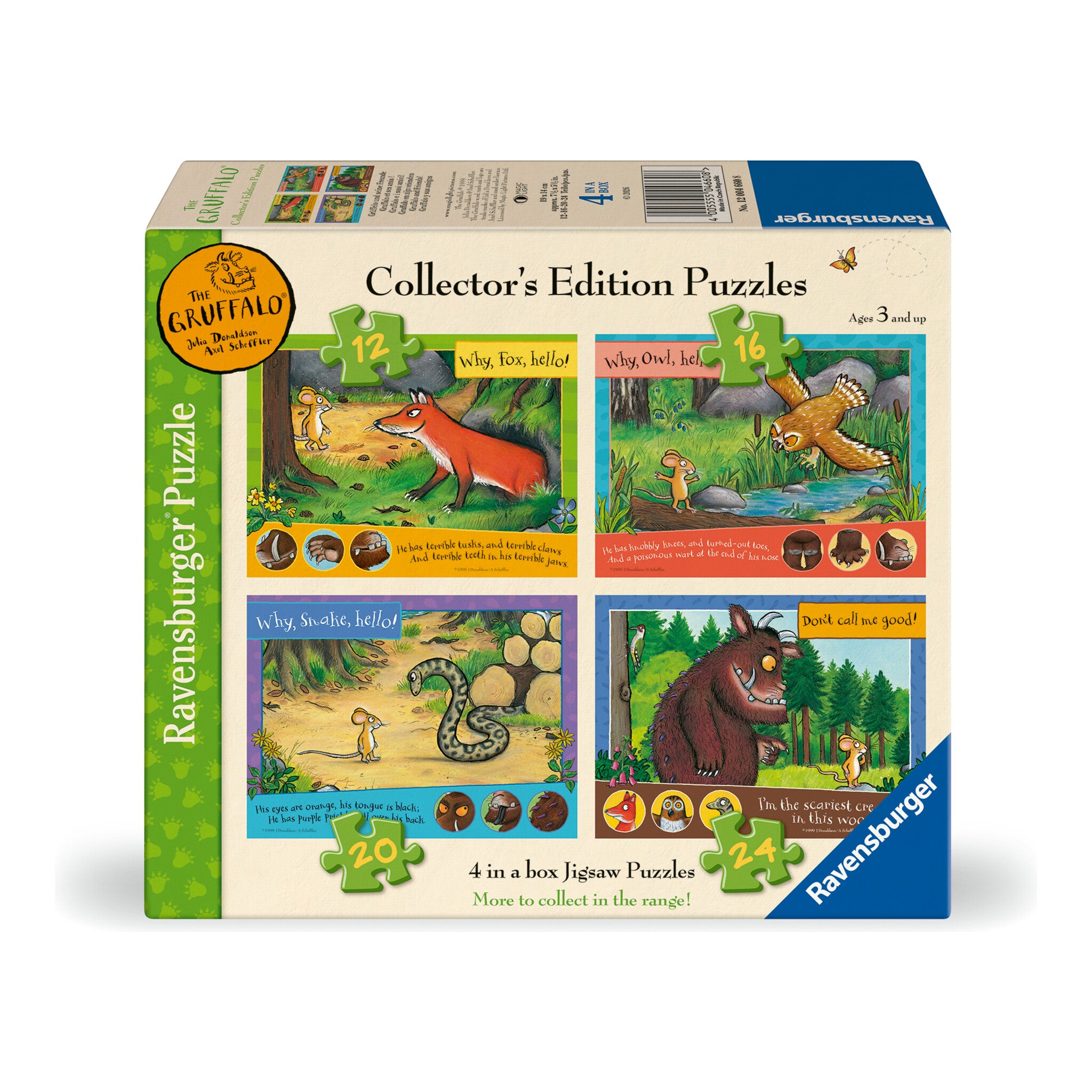 Ravensburger The Gruffalo 4 in a Box Jigsaw Puzzles