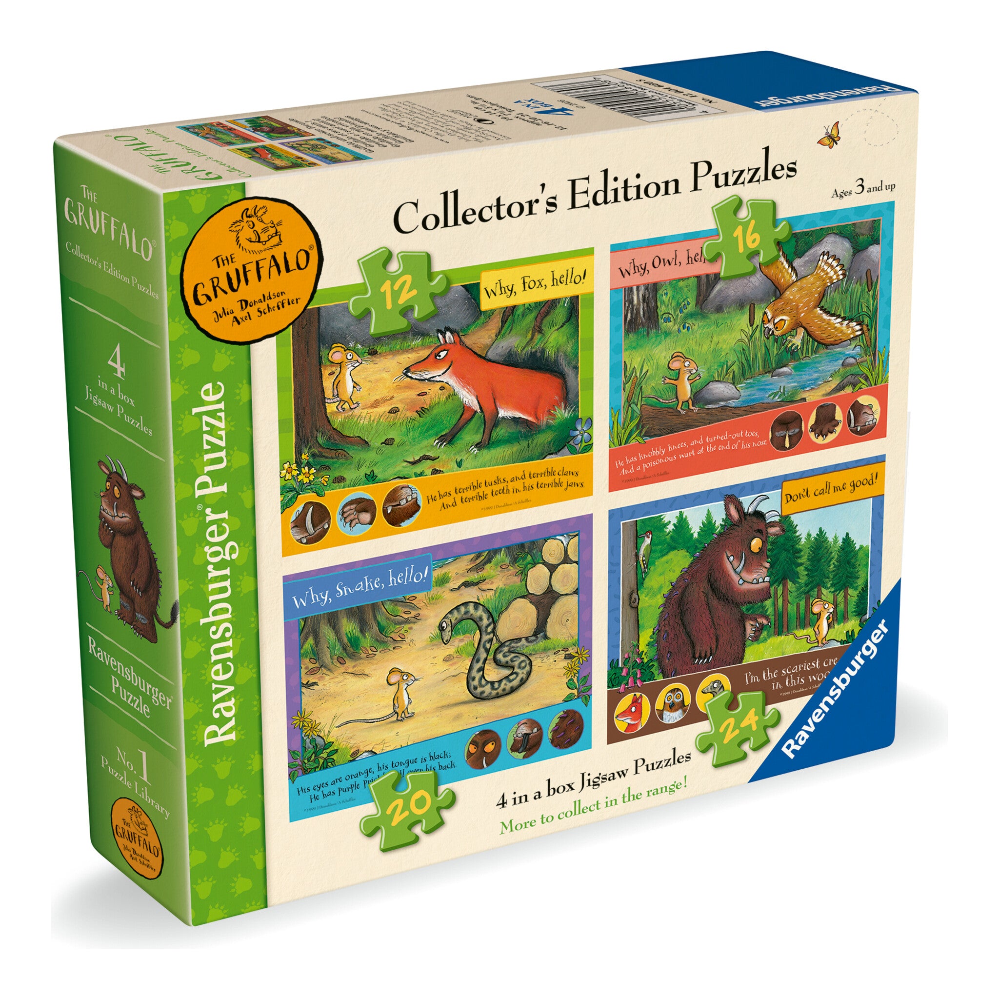 Ravensburger The Gruffalo 4 in a Box Jigsaw Puzzles