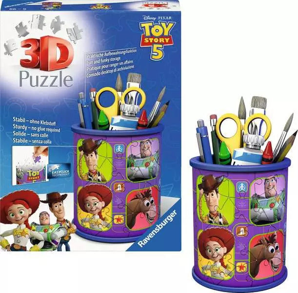 Ravensburger Toy Story 5 Pencil Holder 3D Puzzle, 54 Pieces