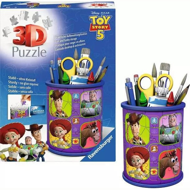 Ravensburger Toy Story 5 Pencil Holder 3D Puzzle, 54 Pieces