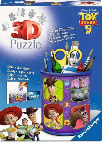 Ravensburger Toy Story 5 Pencil Holder 3D Puzzle, 54 Pieces