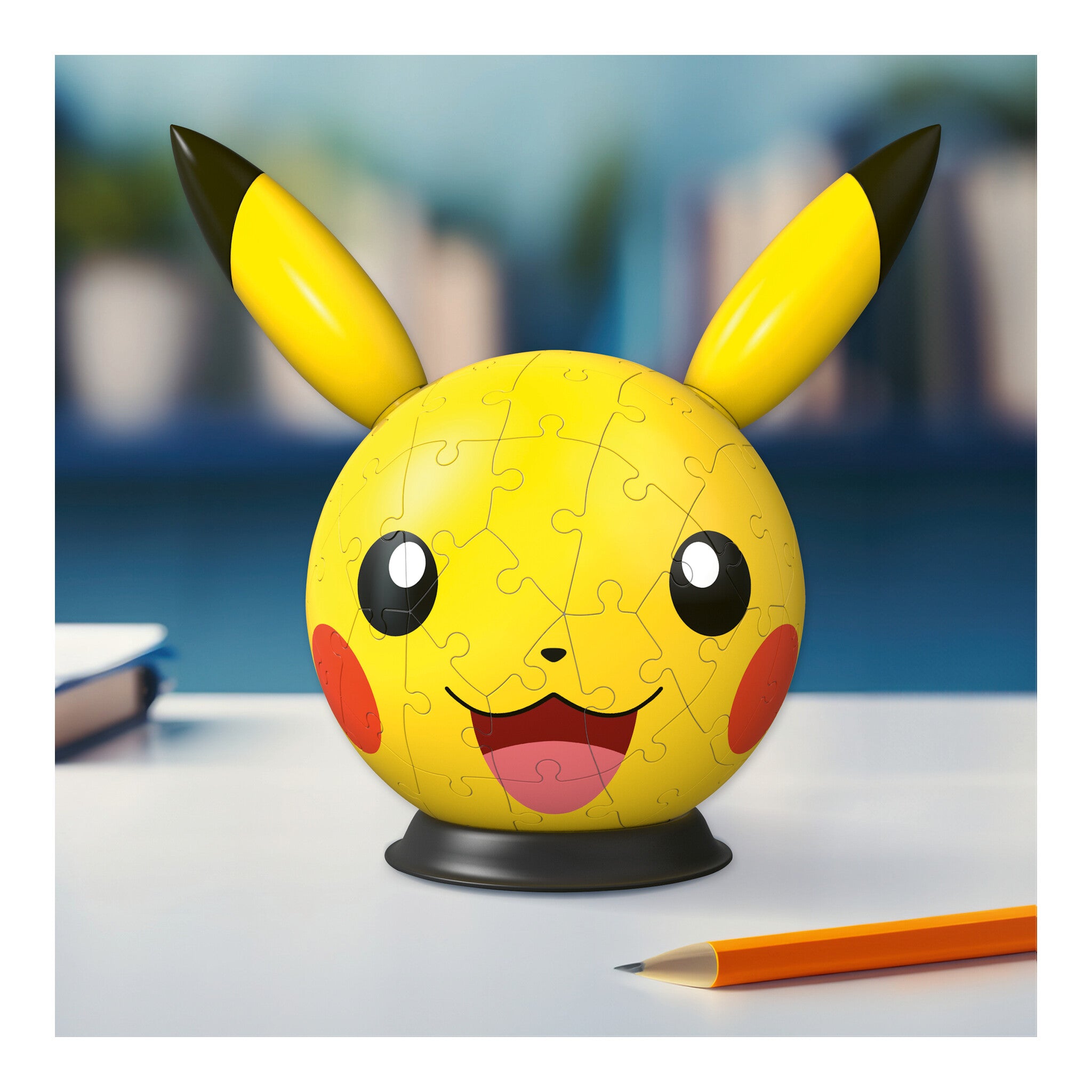 Ravensburger Pokémon Pikachu with Ears 3D Puzzle Ball, 72 Pieces