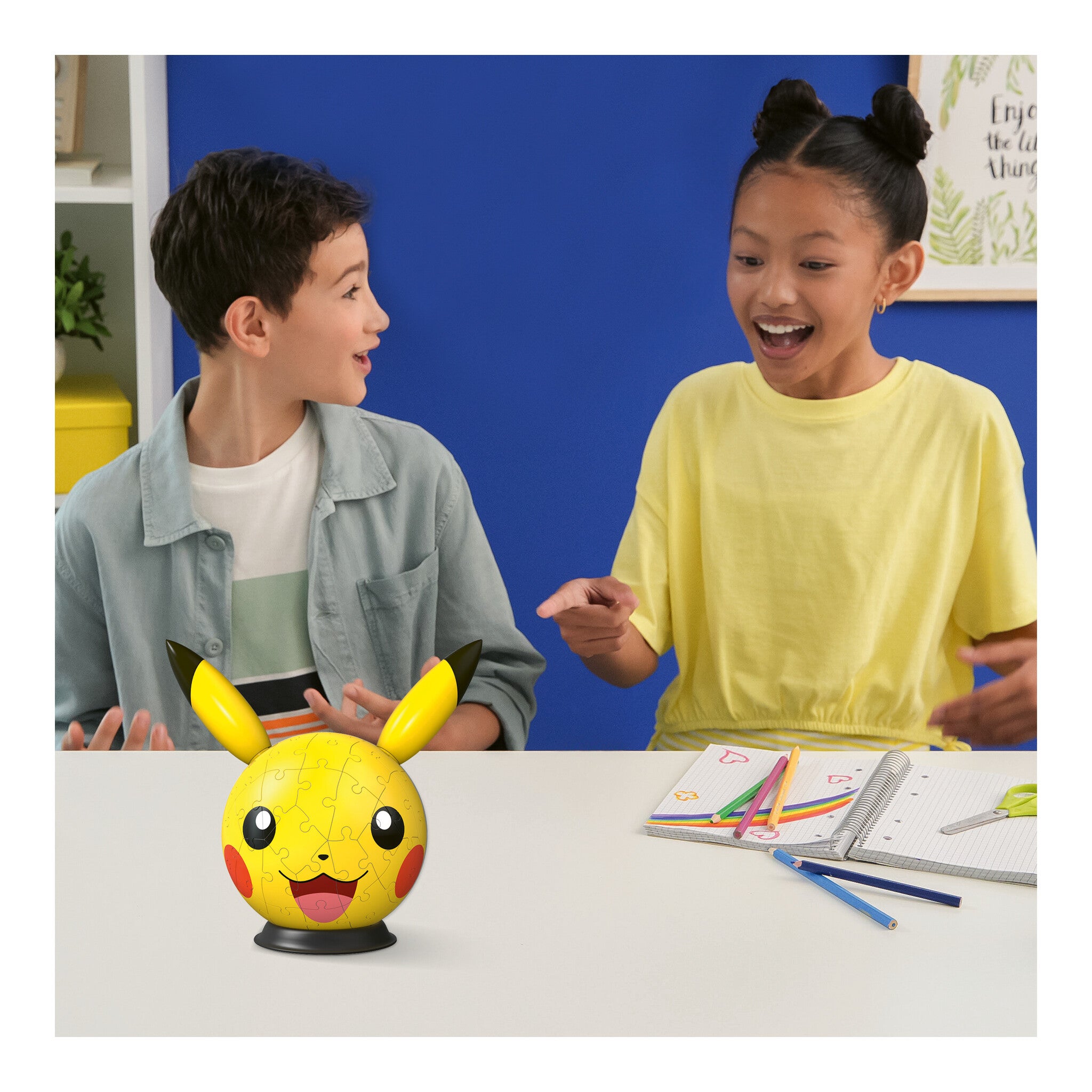 Ravensburger Pokémon Pikachu with Ears 3D Puzzle Ball, 72 Pieces