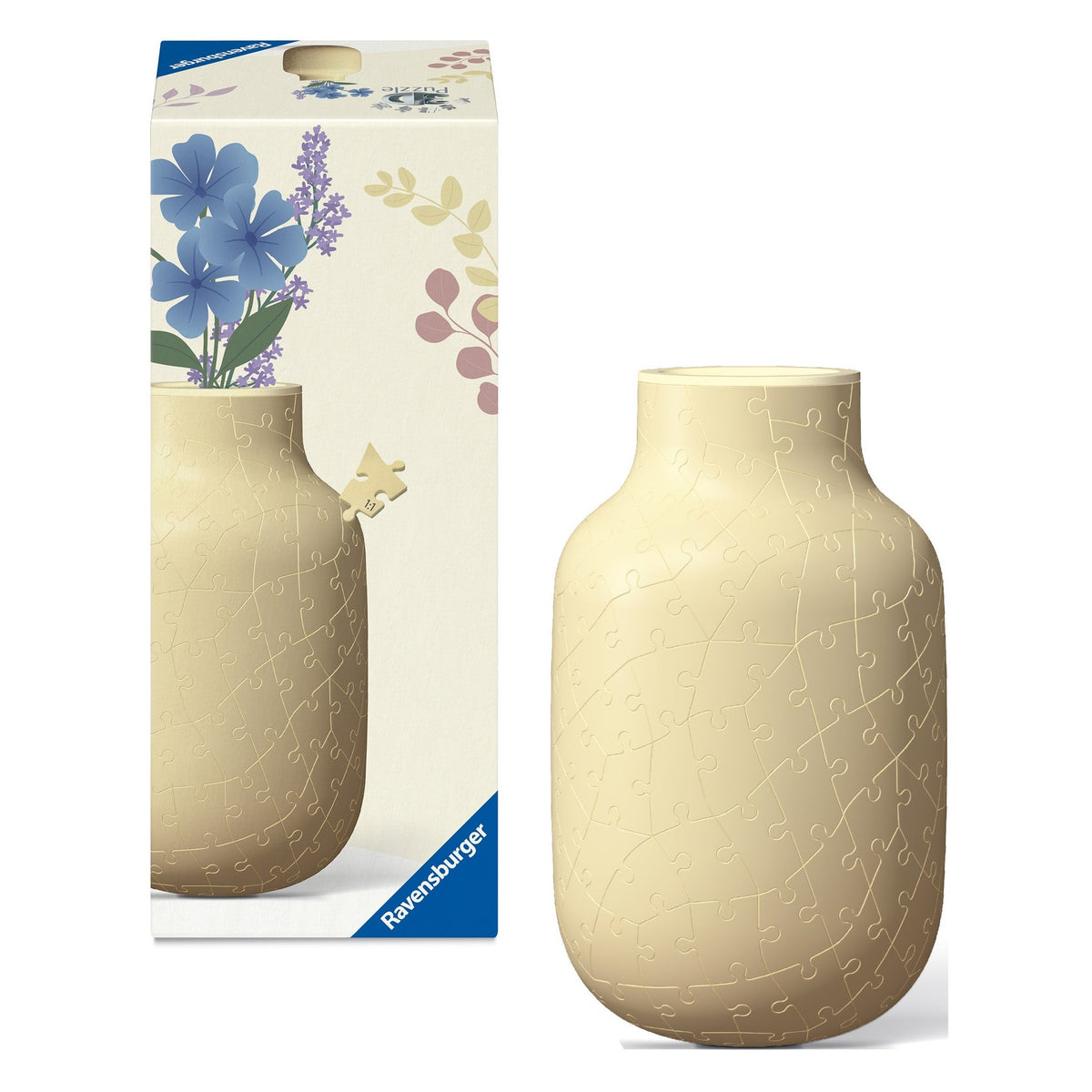 Ravensburger 3D Puzzle Vase Butter Yellow – 162 Pieces