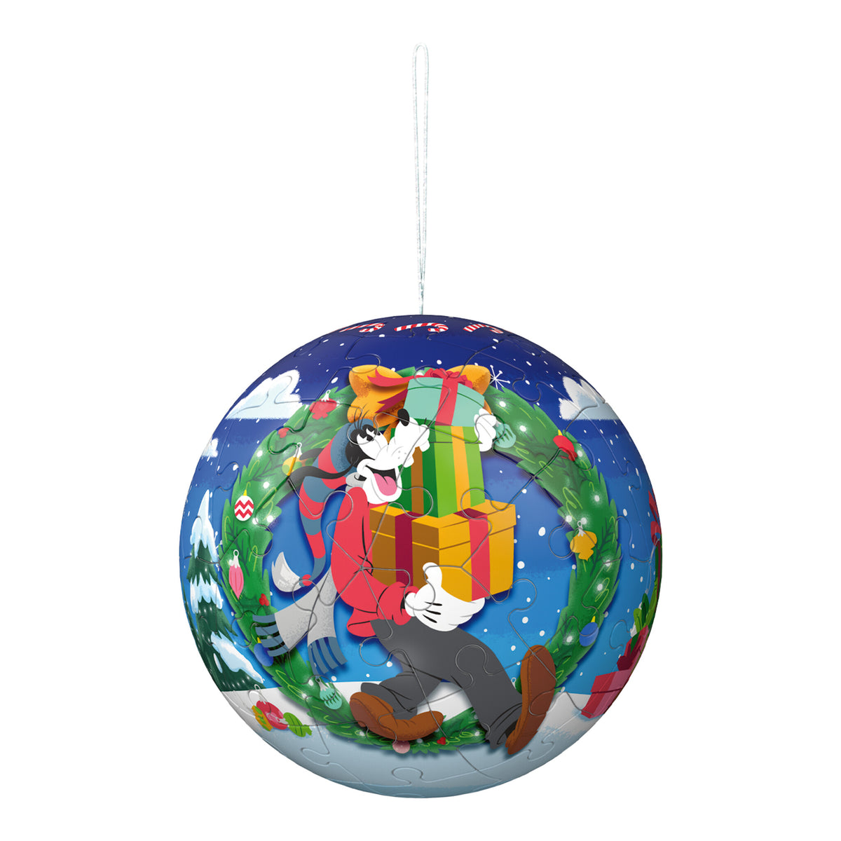 Ravensburger Disney Christmas Baubles 4 x 54 Piece 3D Puzzle Set