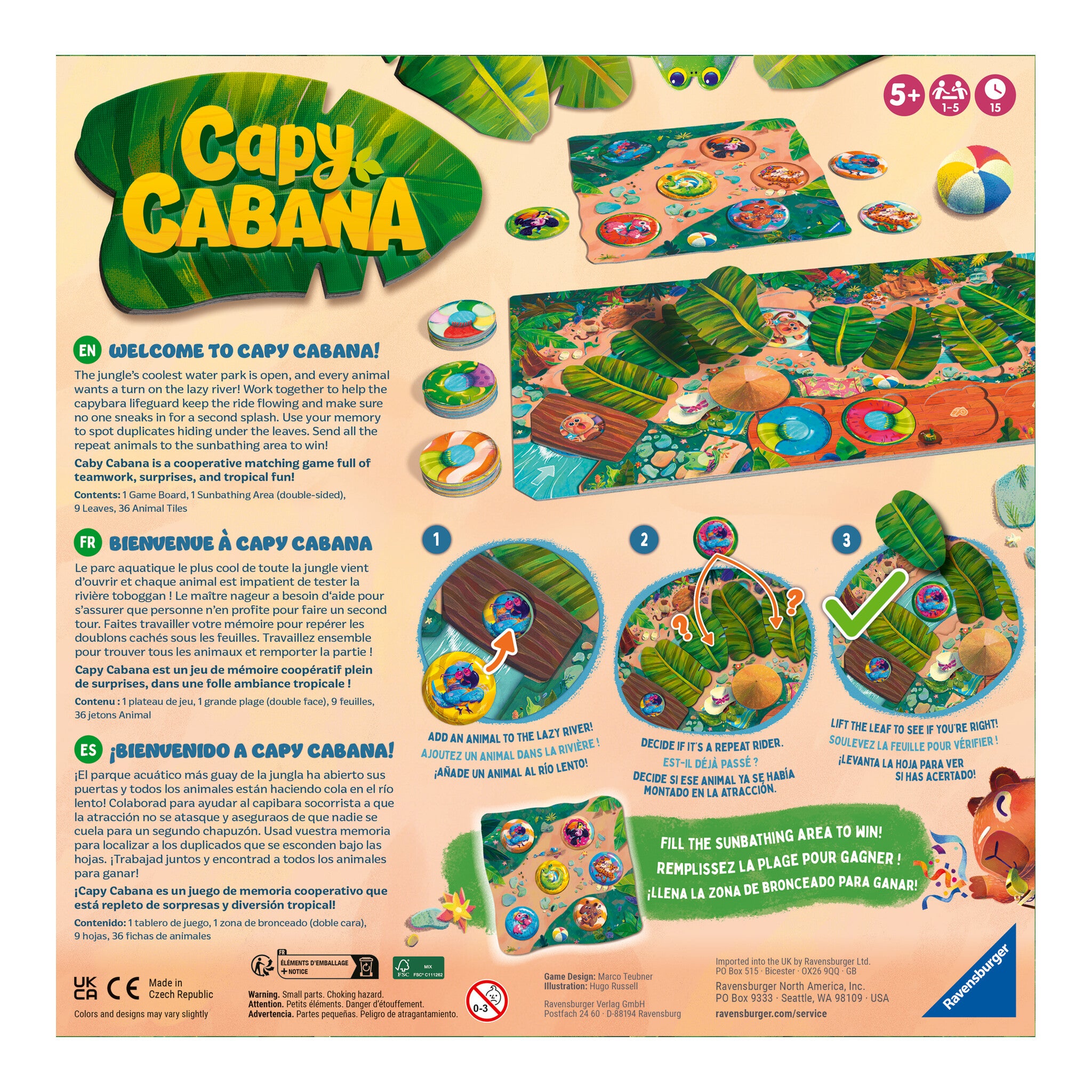 Ravensburger Capy Cabana Cooperative Memory Game