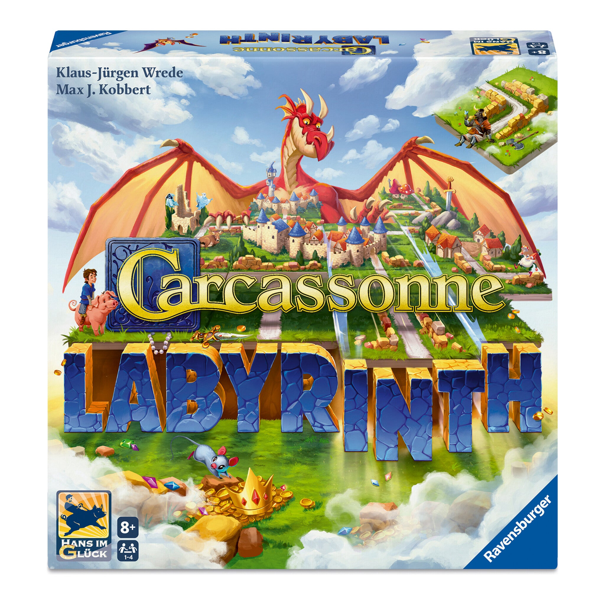 Ravensburger Carcassonne Labyrinth Board Game