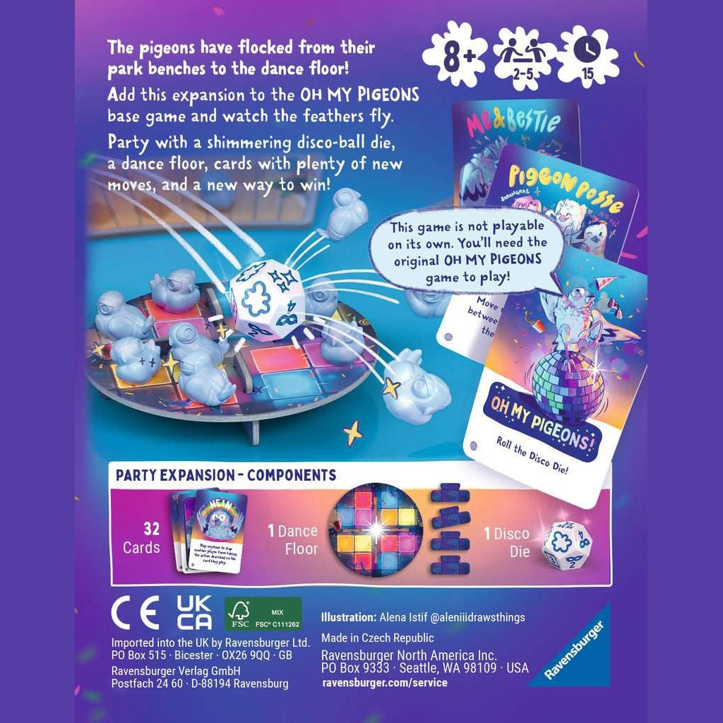 Ravensburger Oh My Pigeons! Party Game Expansion Pack
