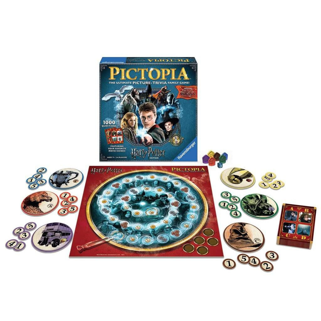 Ravensburger Harry Potter Pictopia Picture Trivia Board Game