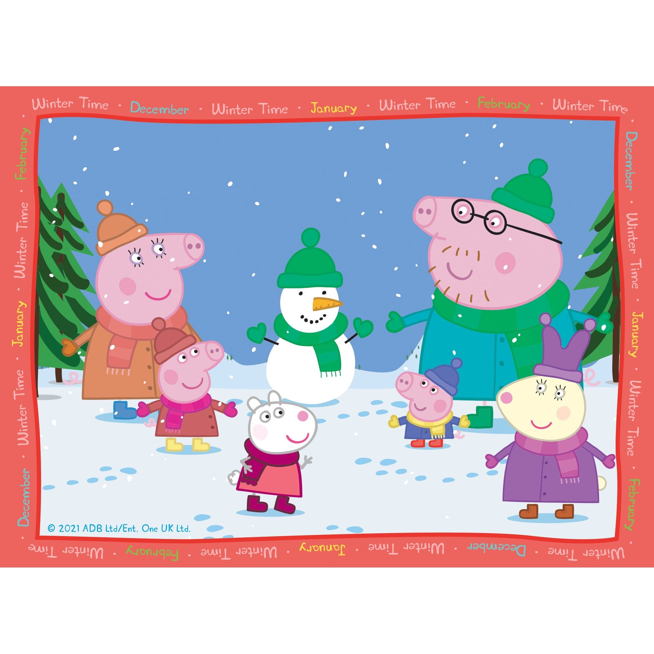 Ravensburger Peppa Pig Four Seasons 4 in a Box Jigsaw Puzzle