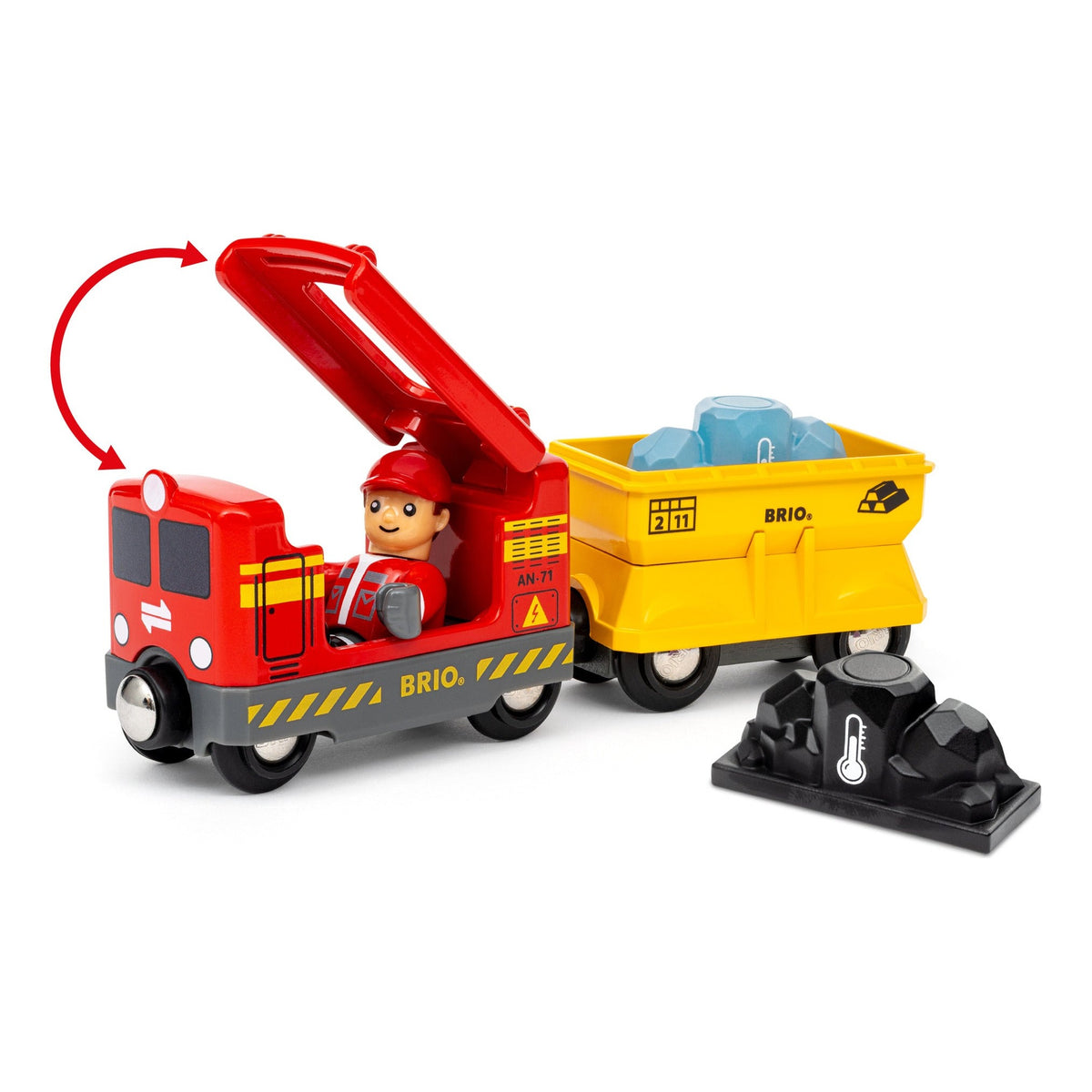 BRIO World Gemstone Cargo Train with Colour-Changing Gemstones