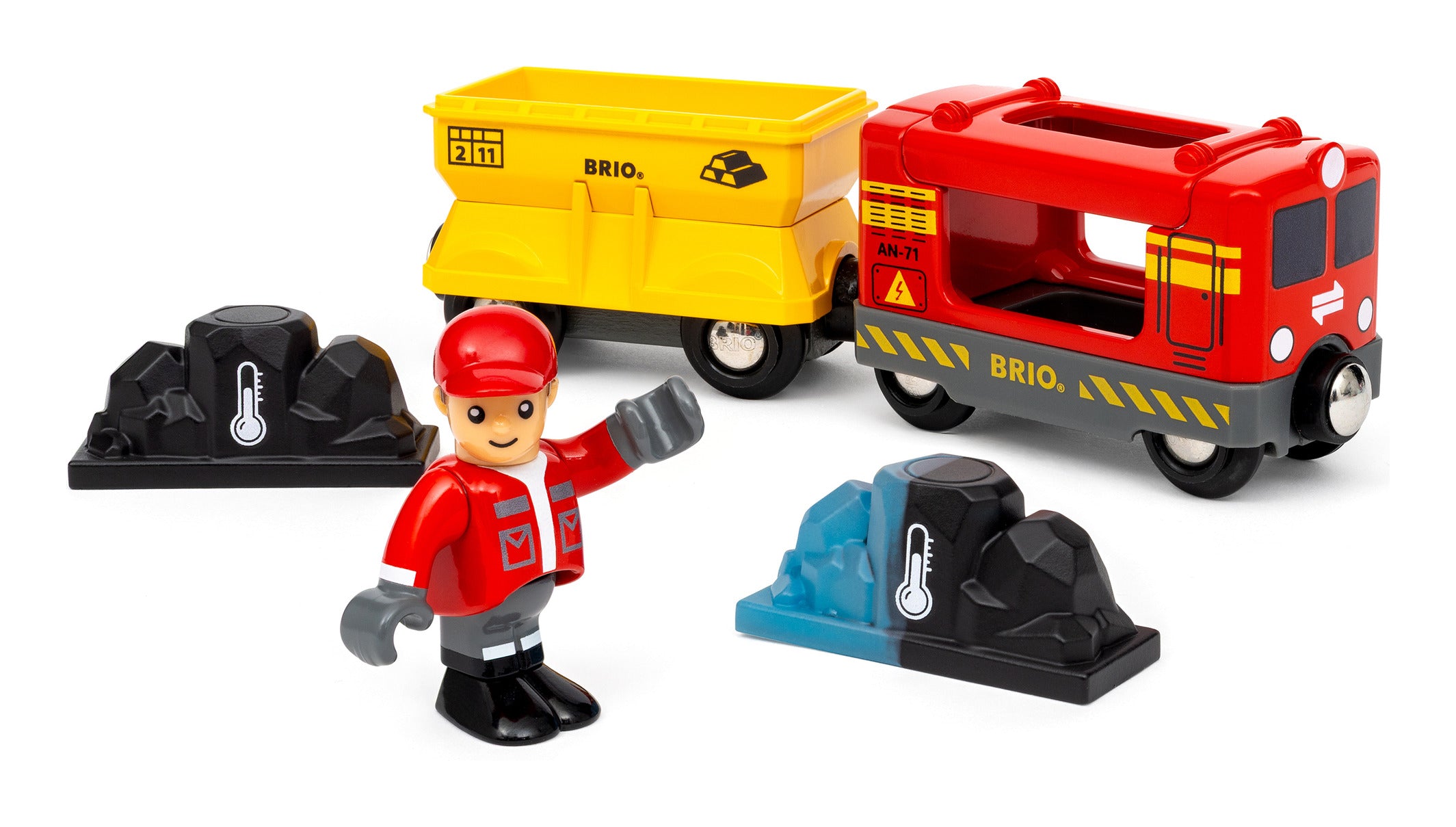BRIO World Gemstone Cargo Train with Colour-Changing Gemstones