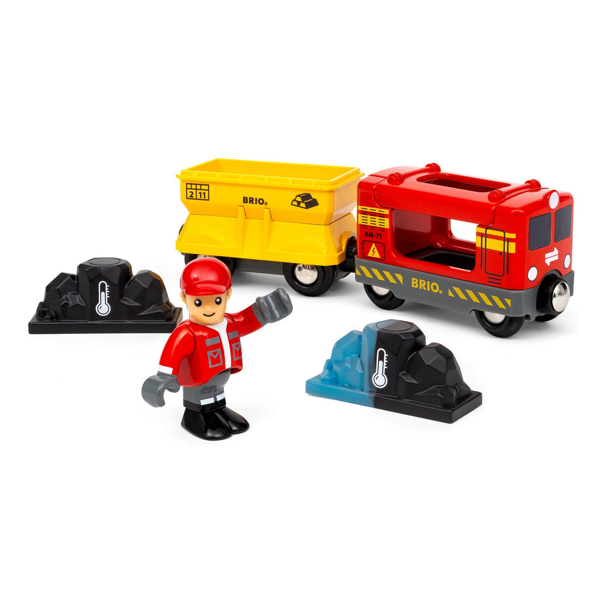 BRIO World Gemstone Cargo Train with Colour-Changing Gemstones