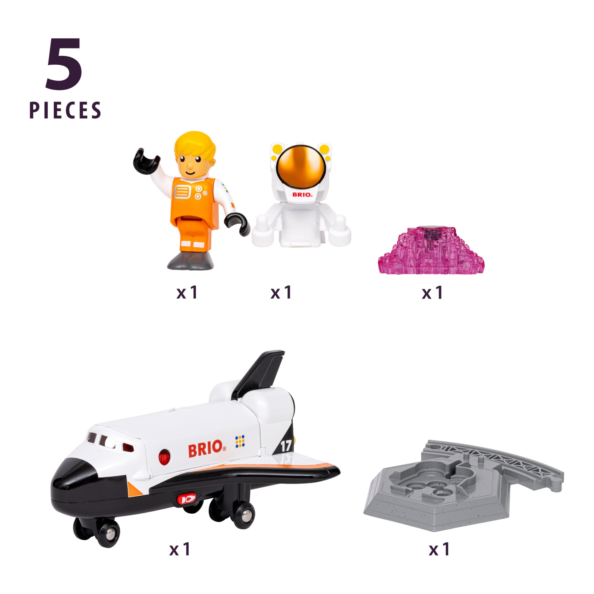 BRIO World Space Shuttle with Light and Sound