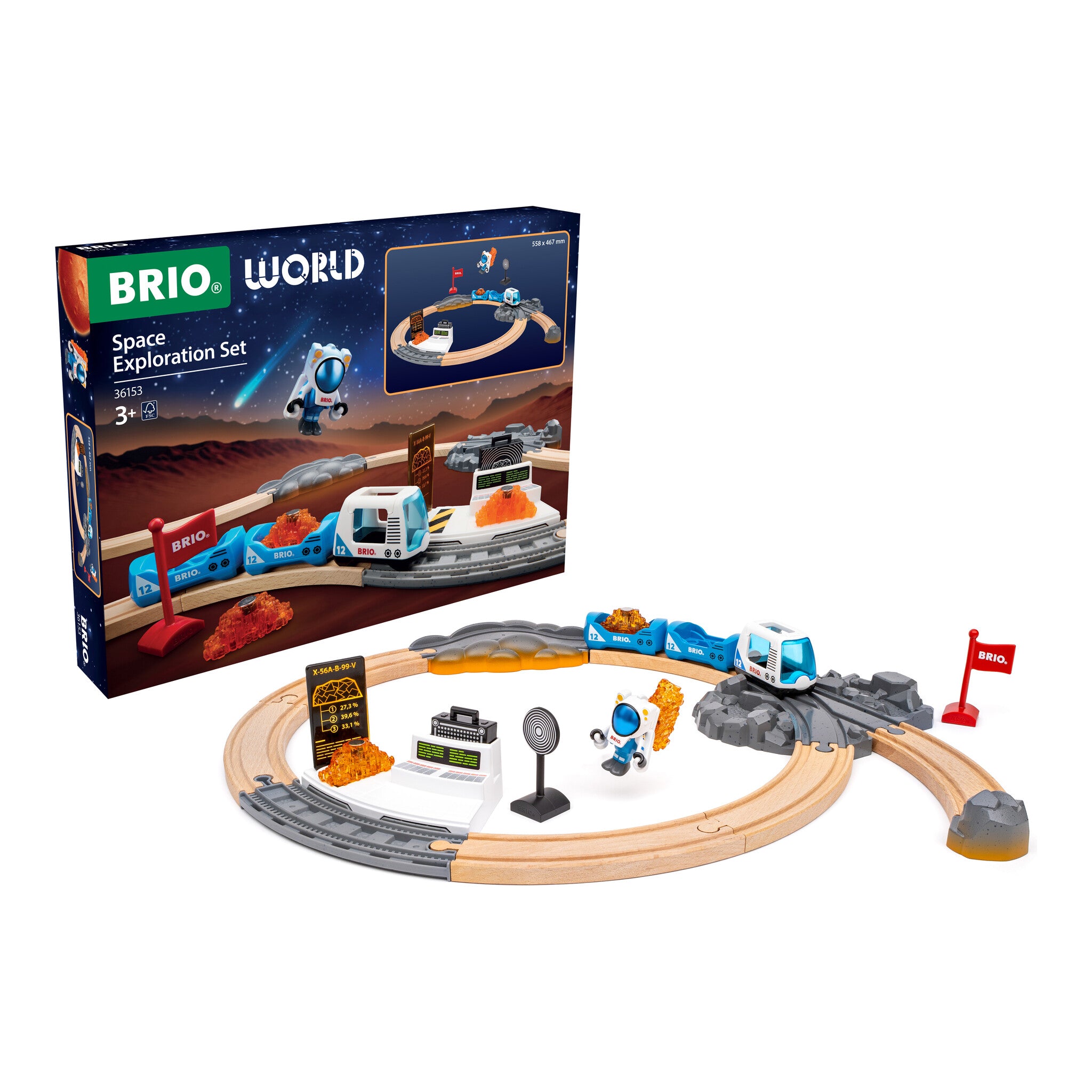 BRIO World Space Exploration Set – 23 Pieces