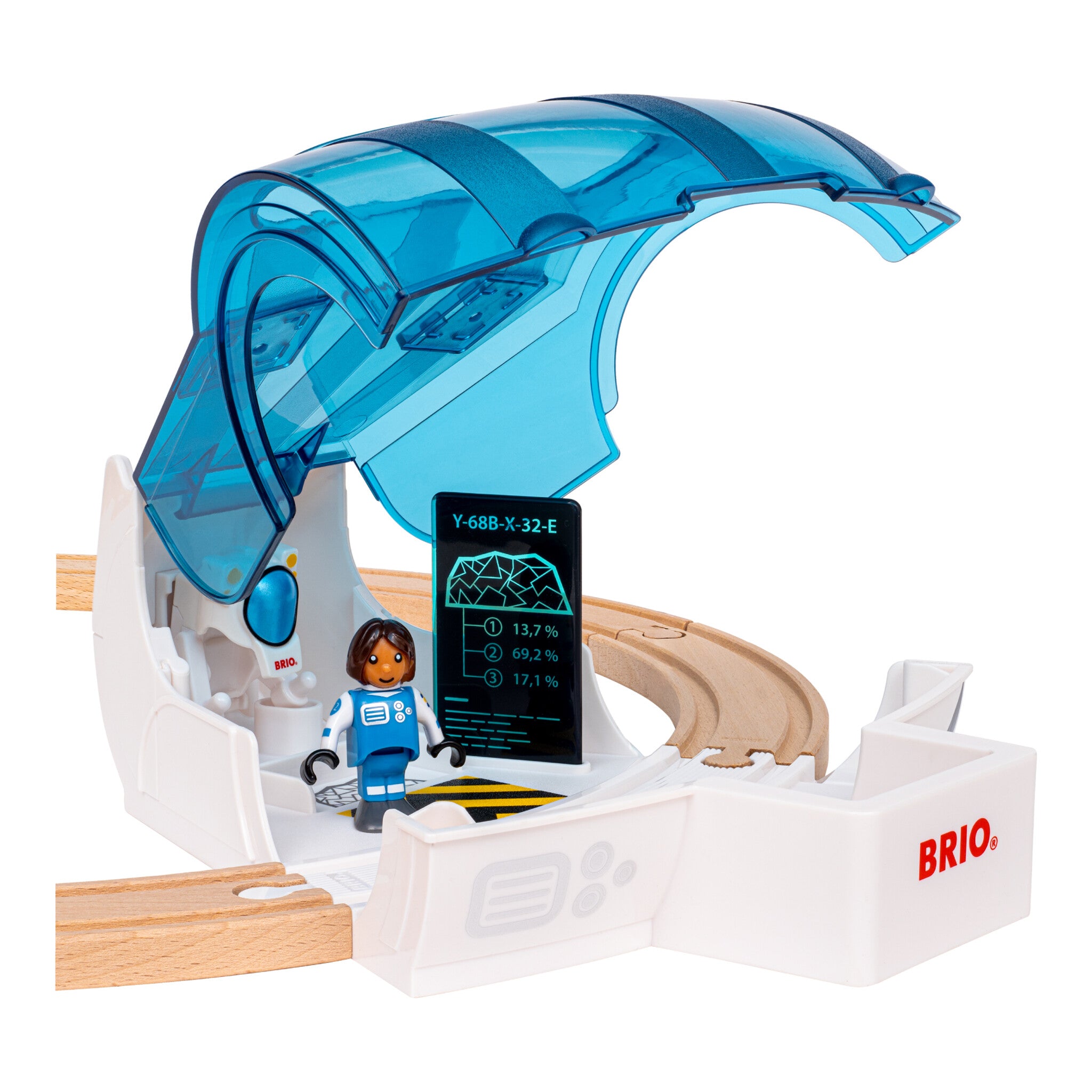 BRIO World Space Station Set – 40 Piece Wooden Railway Playset