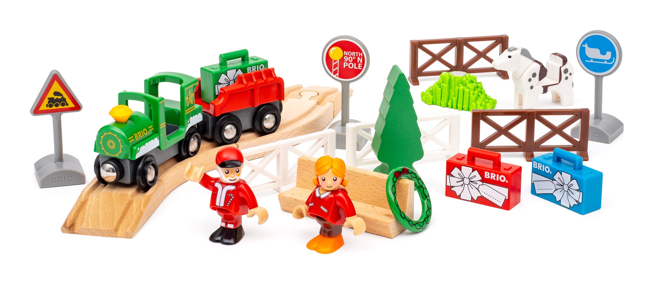 BRIO World 2026 Advent Calendar Wooden Train Set