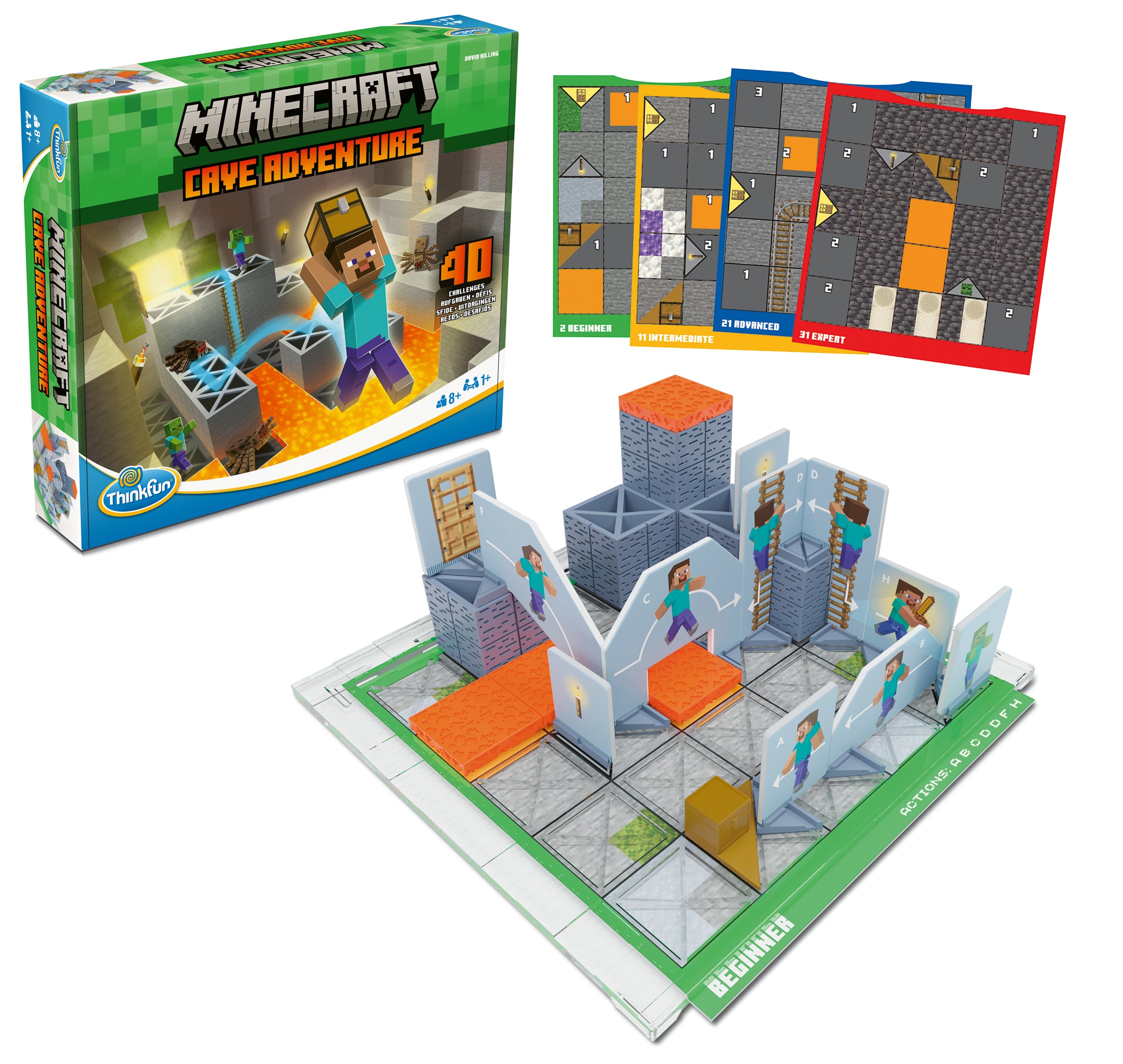 ThinkFun Minecraft Cave Adventure Logic Game