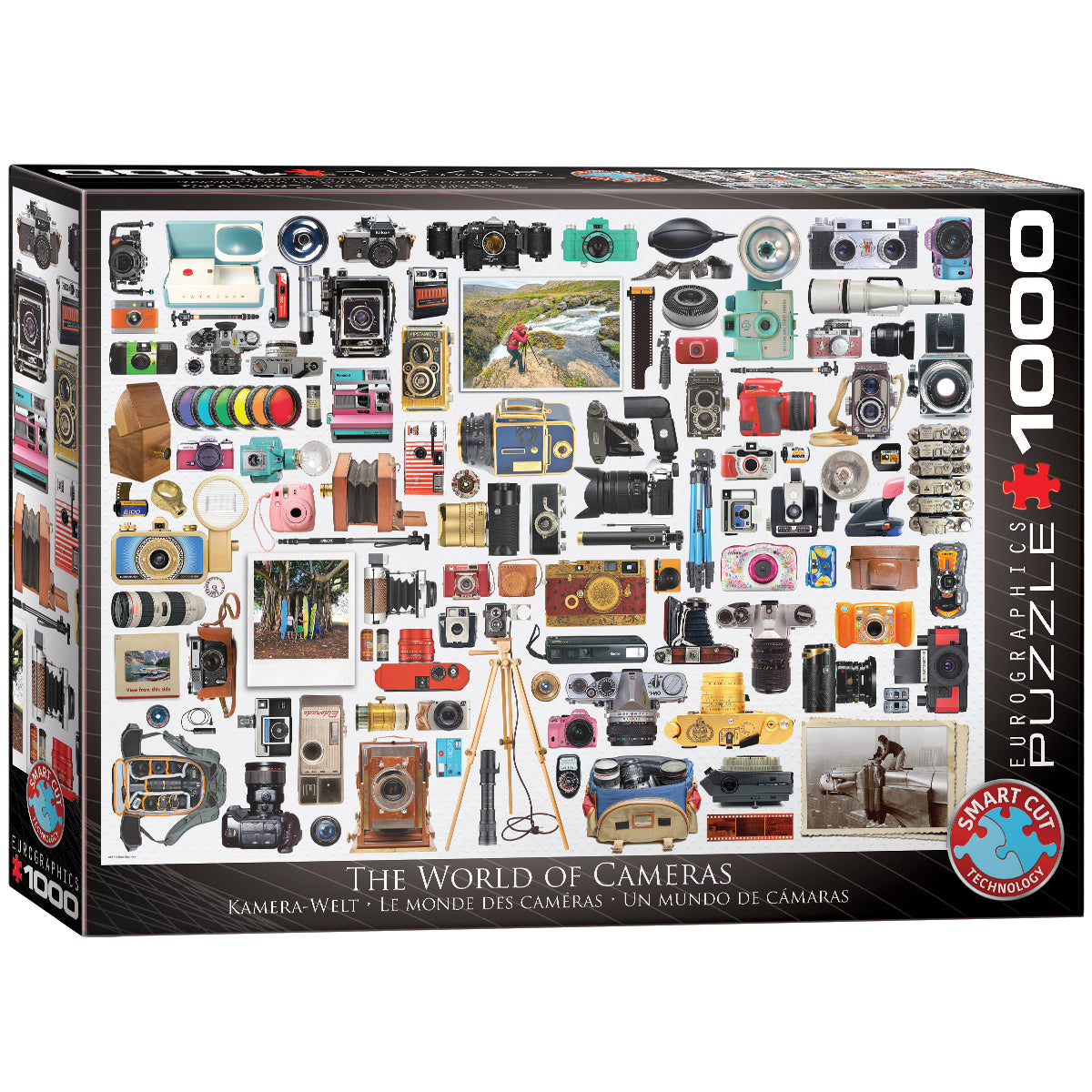 Eurographics World Of Cameras 1000 Piece Smart Cut Jigsaw Puzzle