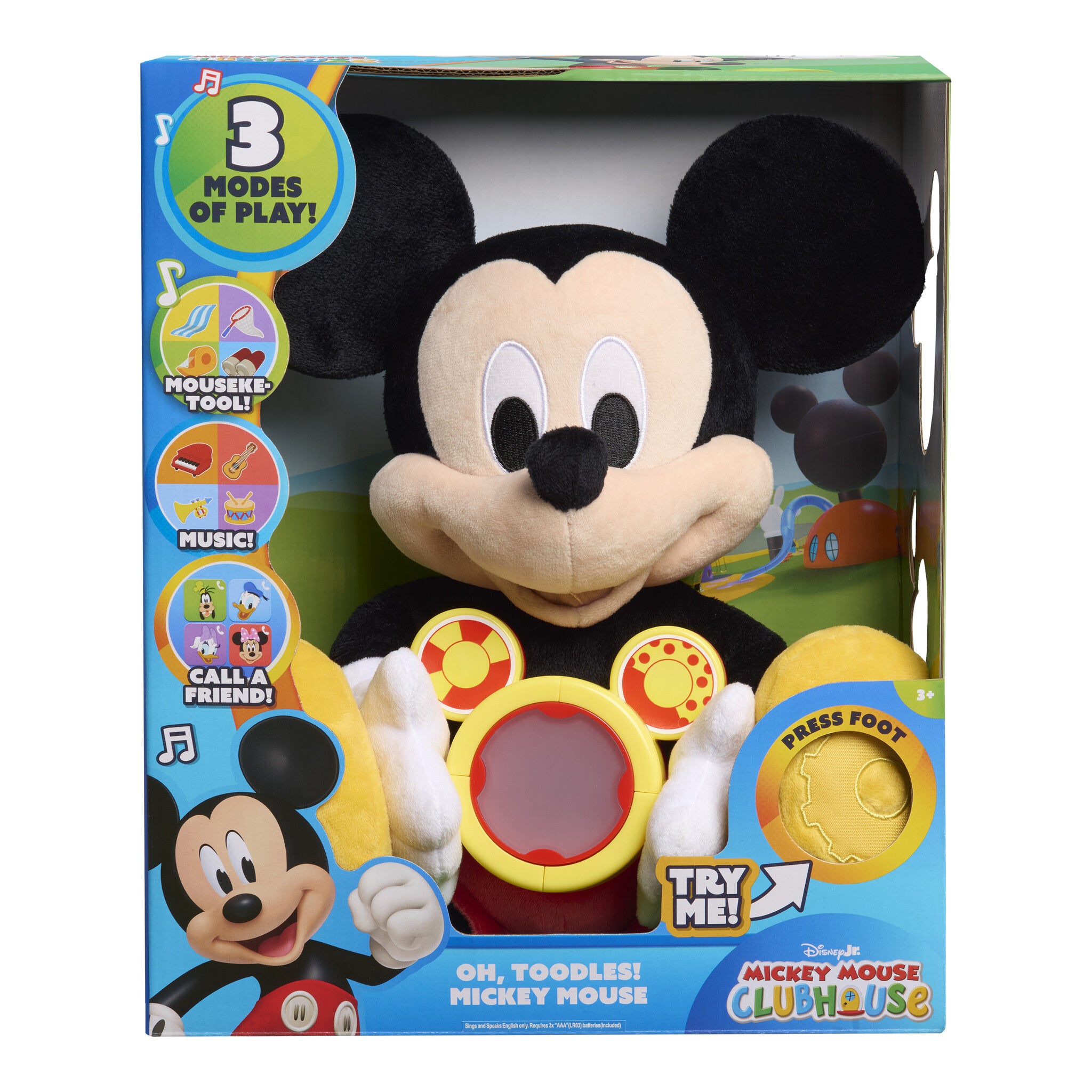 Disney Mickey Mouse Oh, Toodles! Interactive Feature Plush