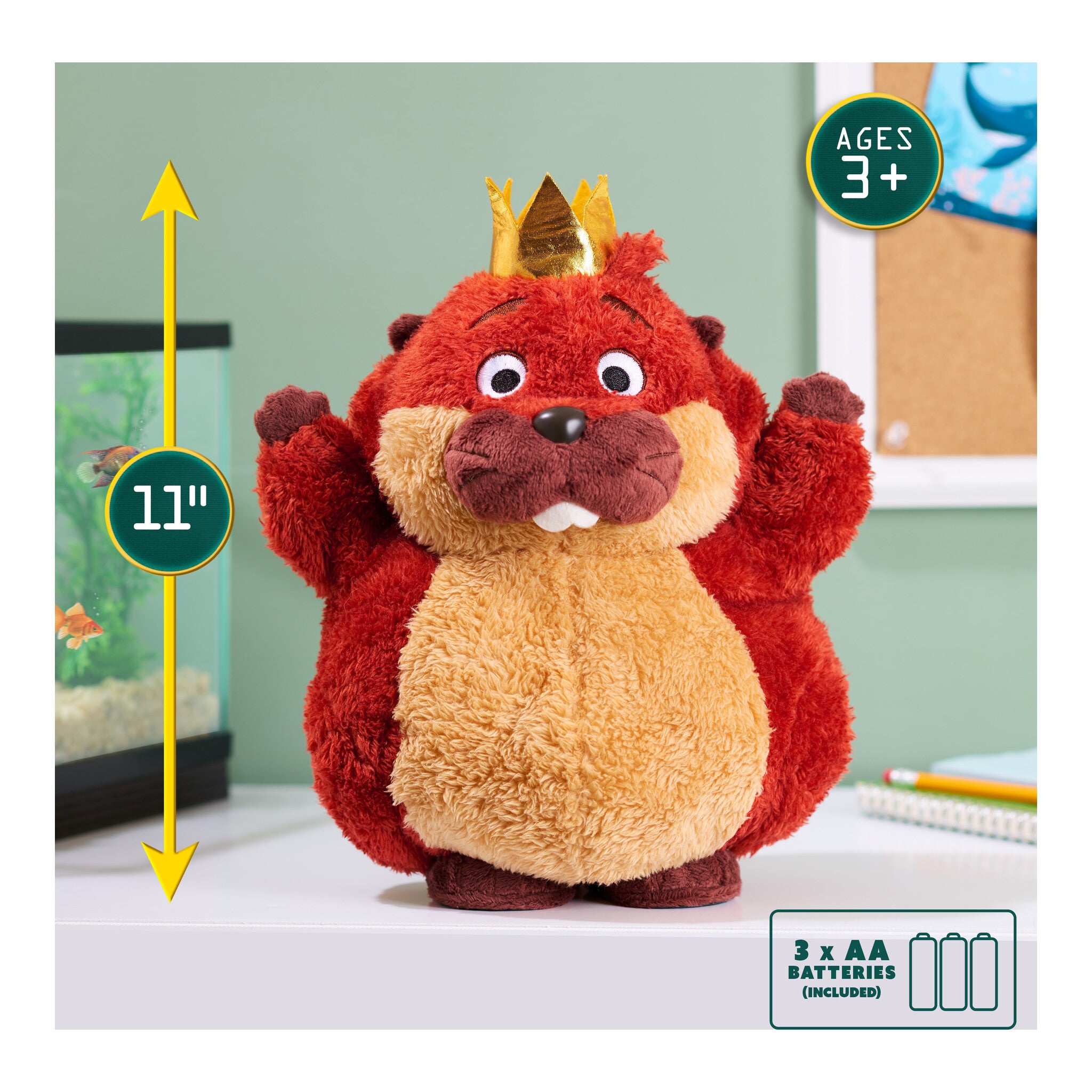 Disney Pixar Hoppers Workin' Out King George Feature Plush