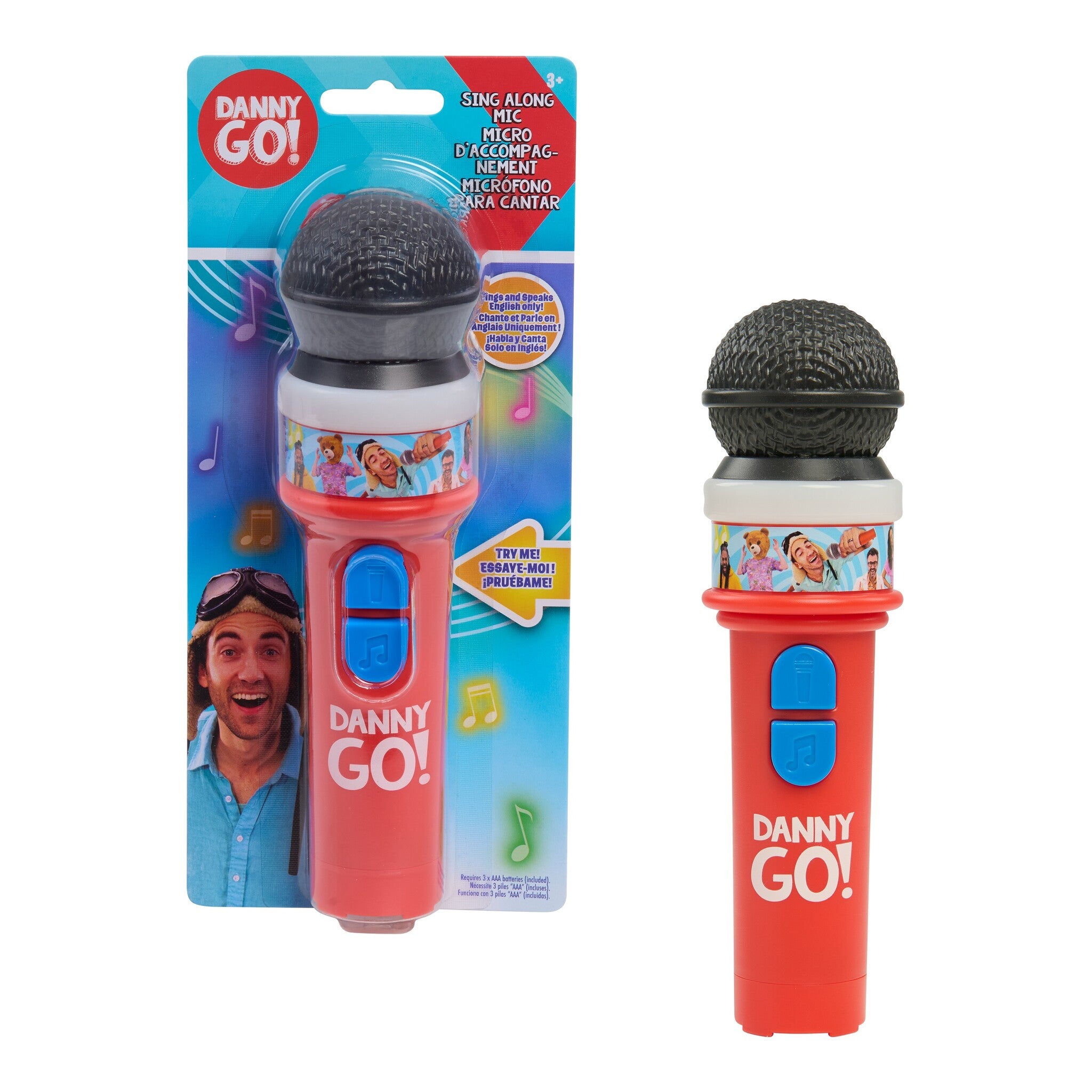 Danny Go! Sing-Along Mic Interactive Light-Up Microphone