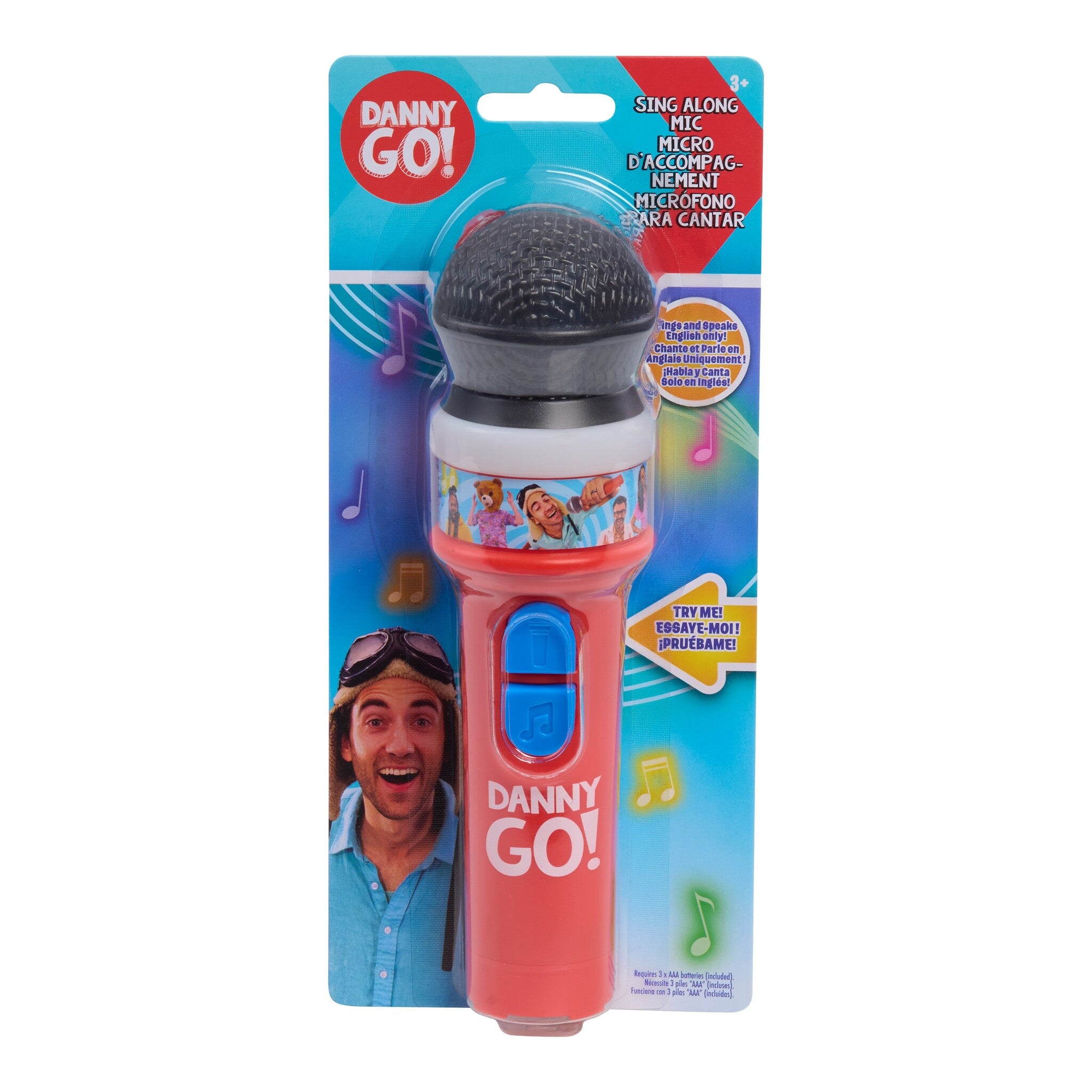 Danny Go! Sing-Along Mic Interactive Light-Up Microphone