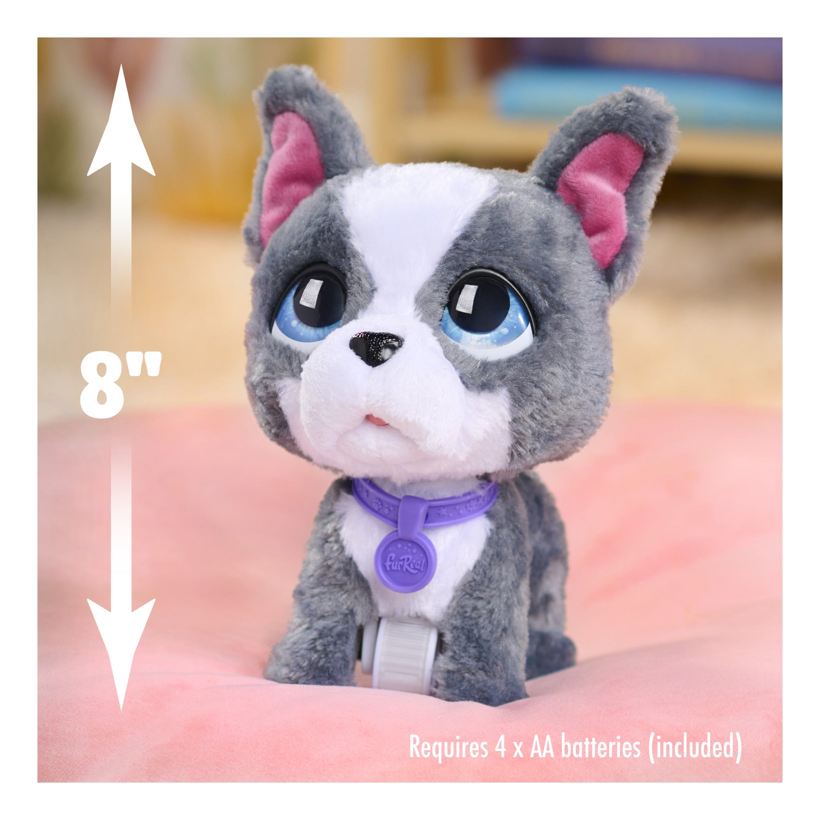 furReal Walk-A-Lots French Bulldog Interactive Toy Dog