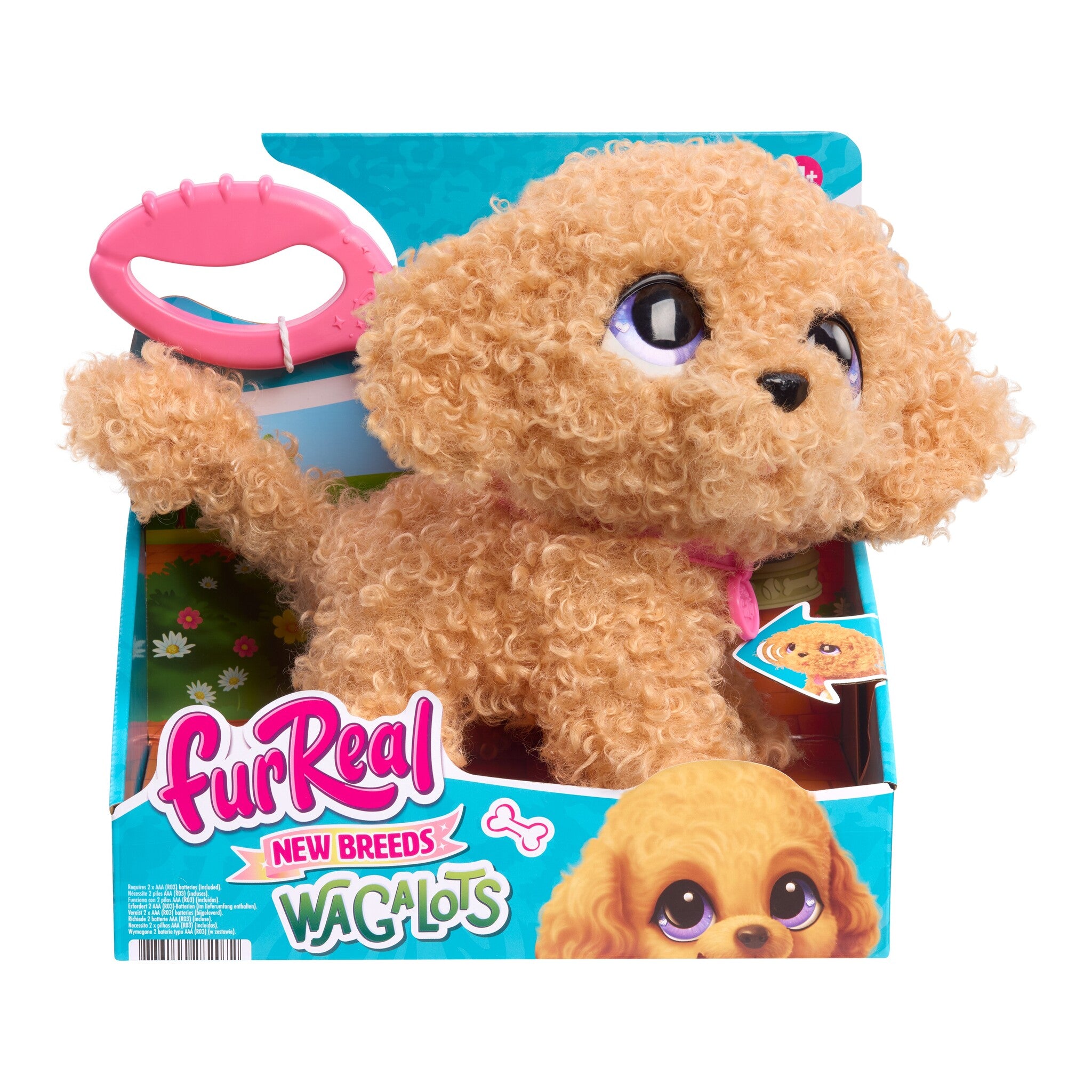 FurReal Wag-a-Lots Poodle Interactive Plush Dog