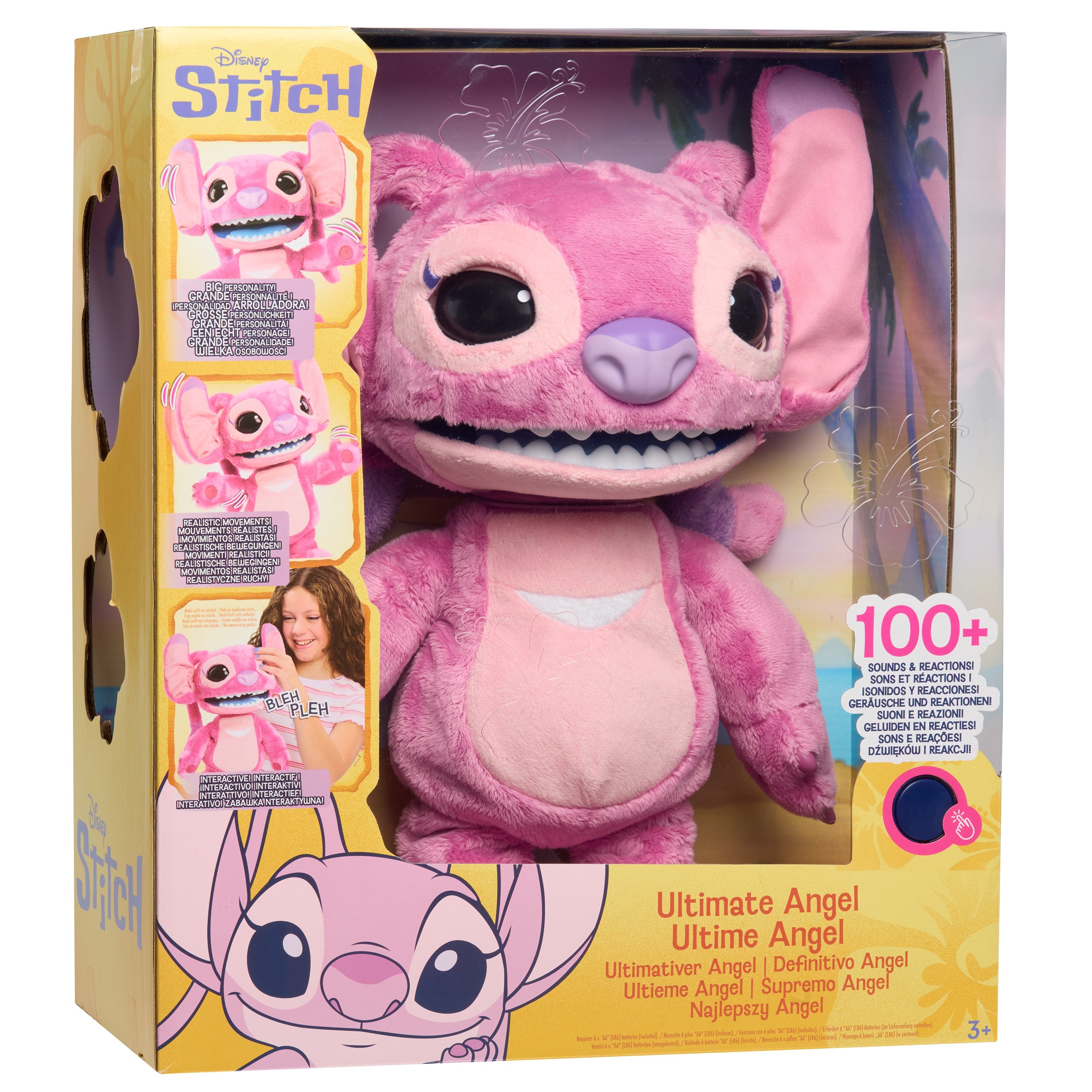 Disney Stitch Ultimate Angel Interactive Feature Plush