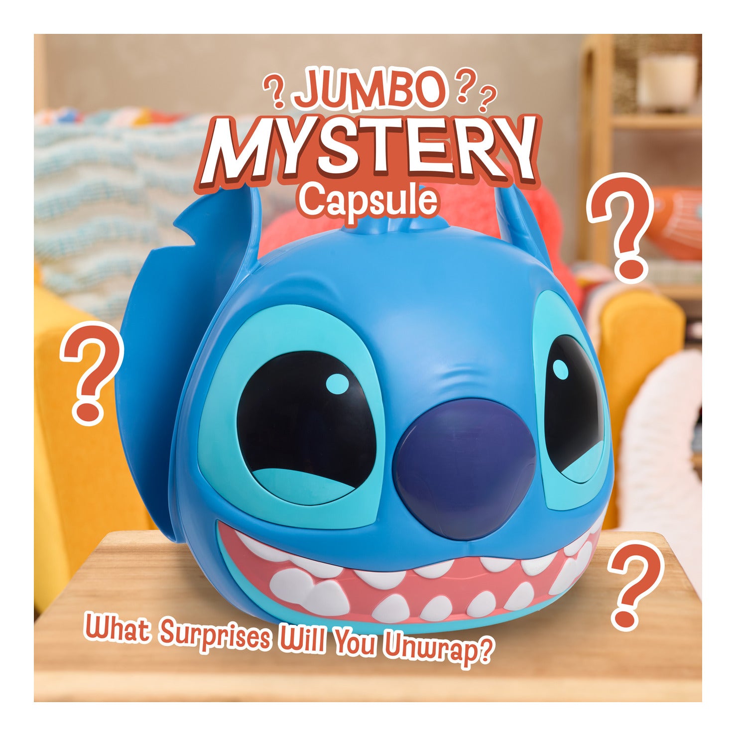 Disney Stitch Jumbo Mystery Capsule with 9 Surprises