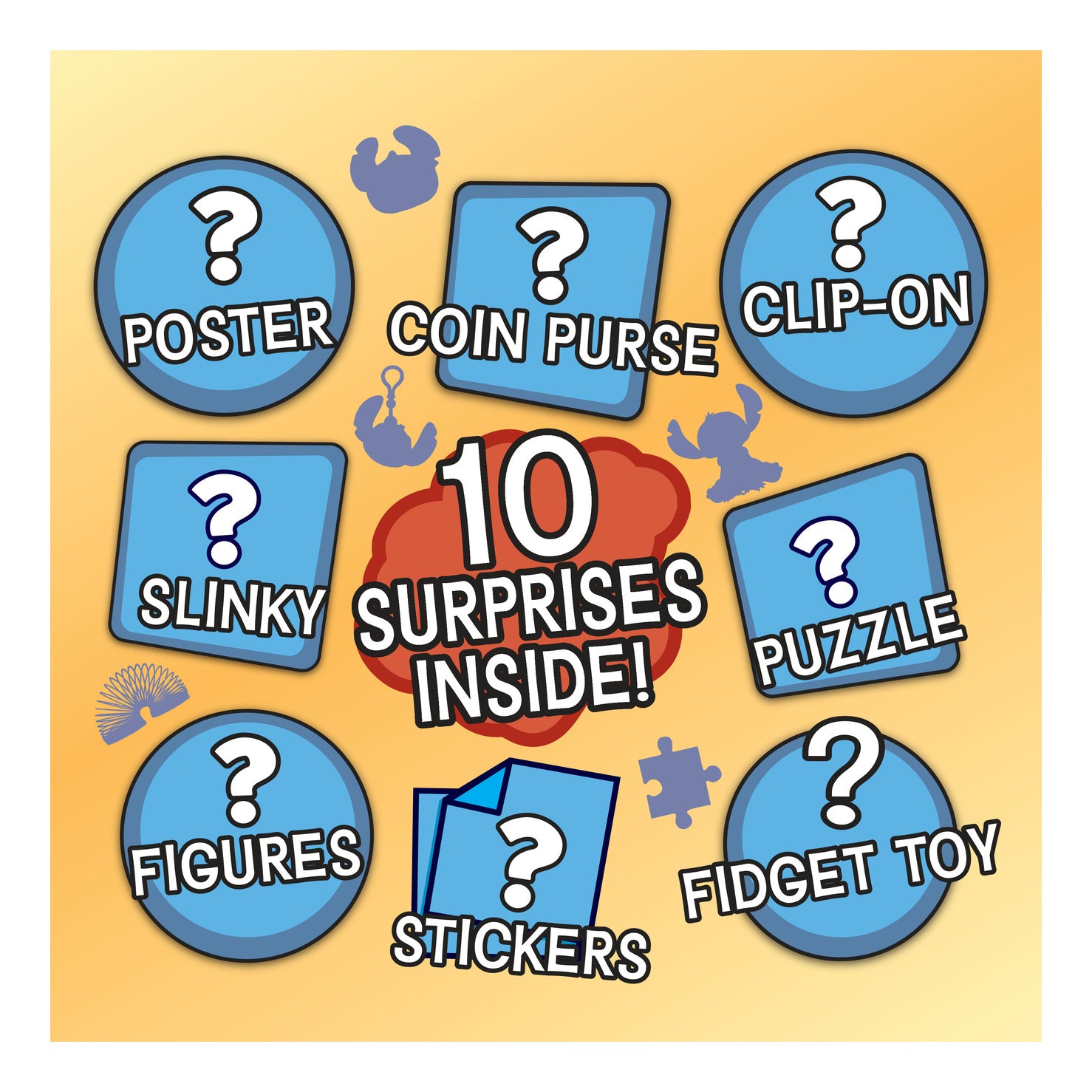 Disney Stitch Jumbo Mystery Capsule with 9 Surprises