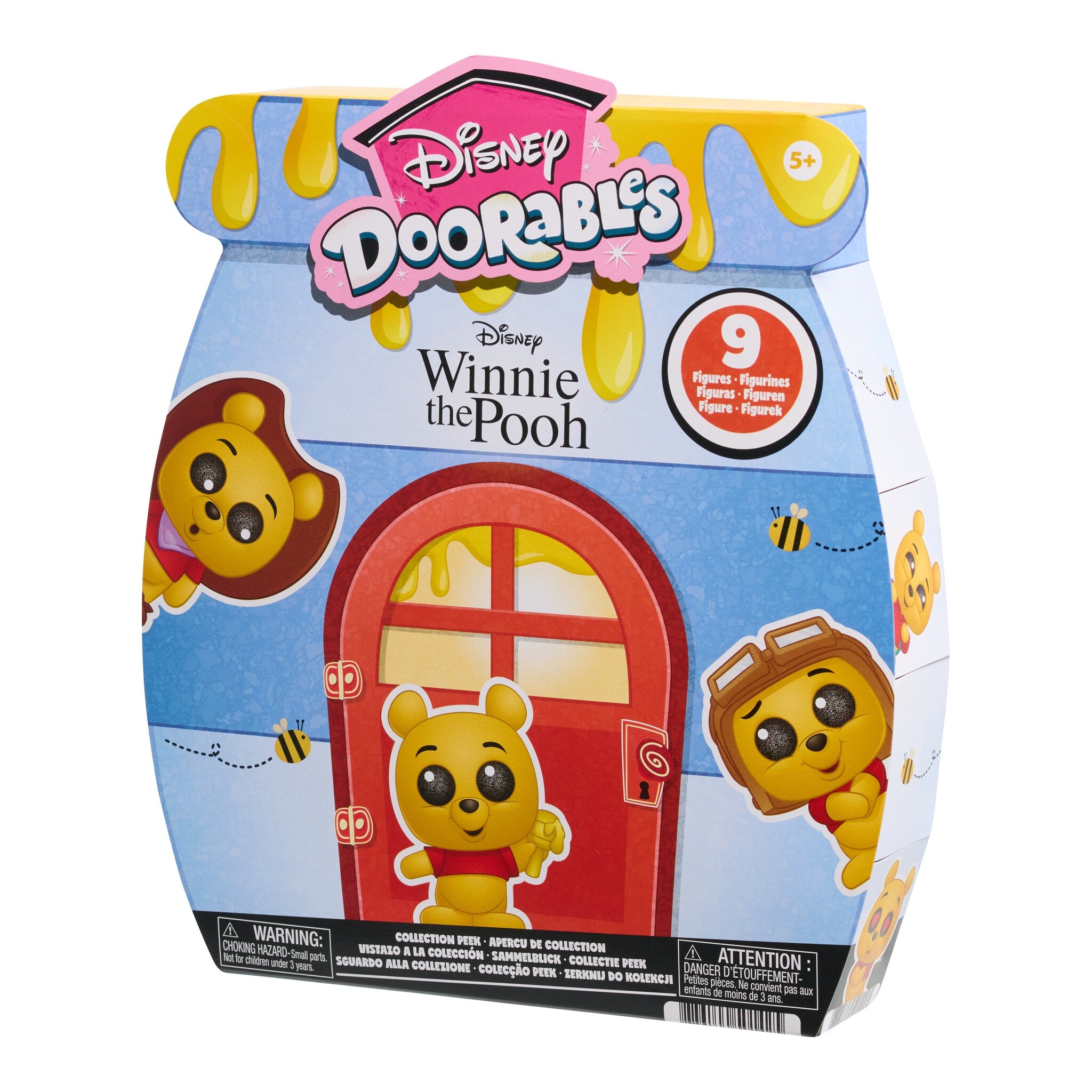 Disney Doorables Winnie the Pooh Collector Pack – 9 Flocked Figures