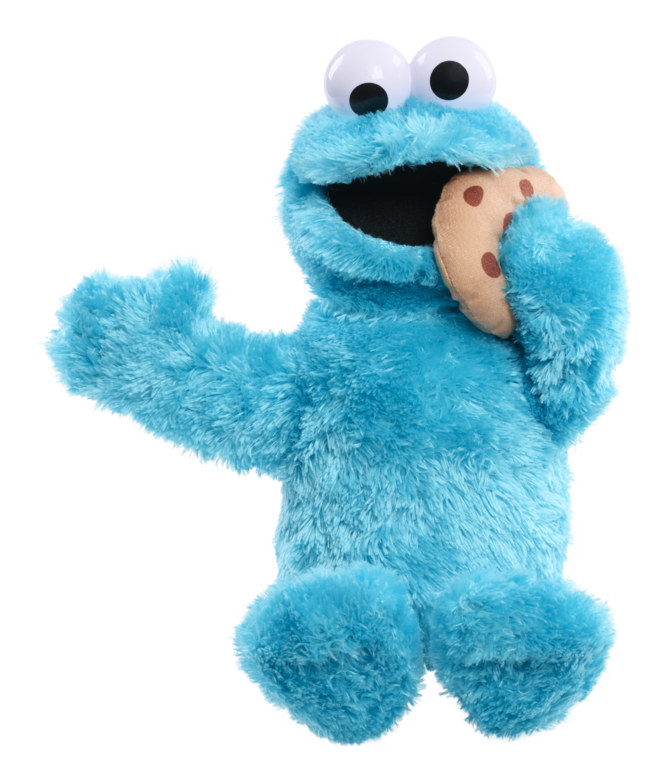 Just Play Sesame Street Nom Nom Cookie Monster Interactive Plush with Sounds and Motion