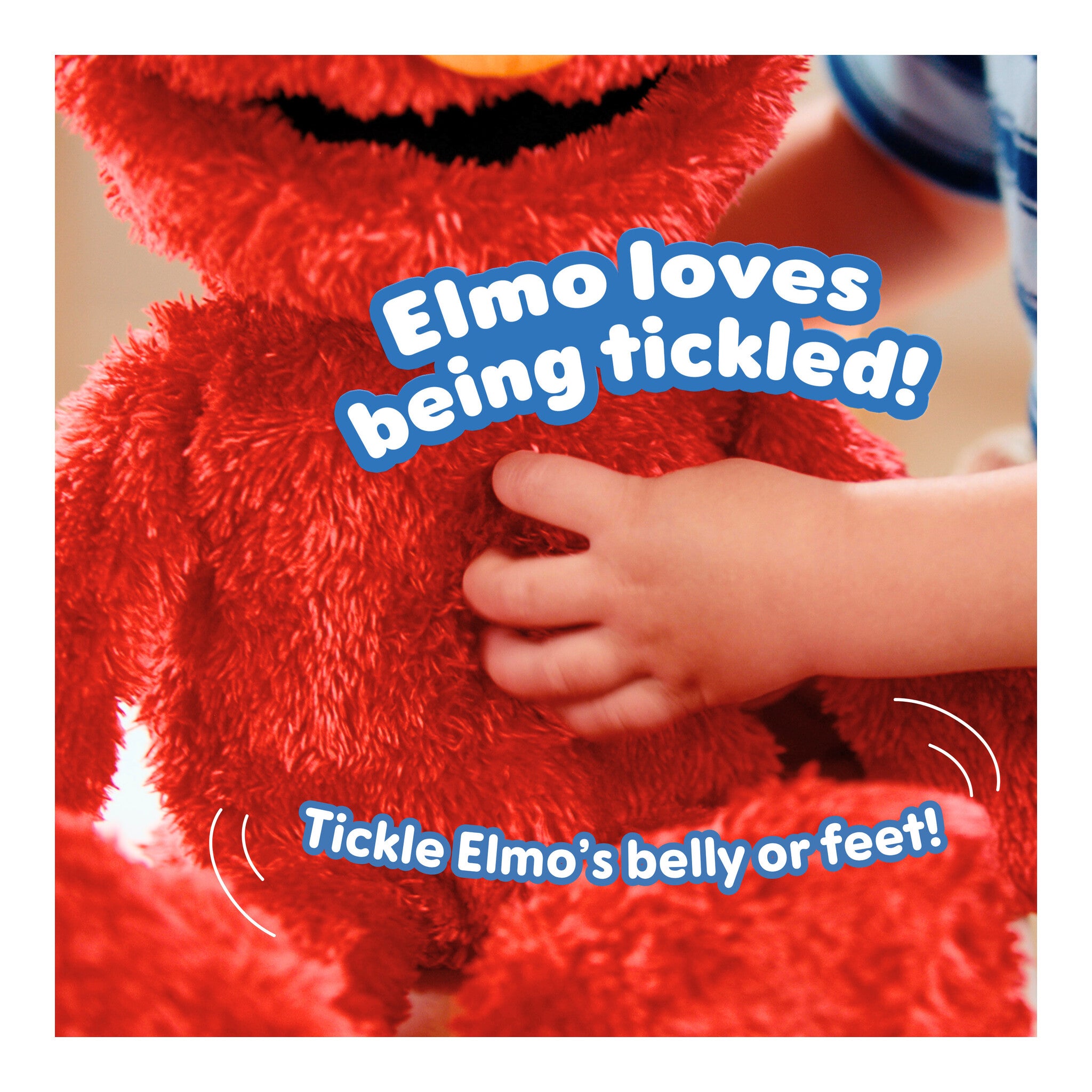 Sesame Street Tickle Me Elmo Giggle Max Interactive Plush Toy